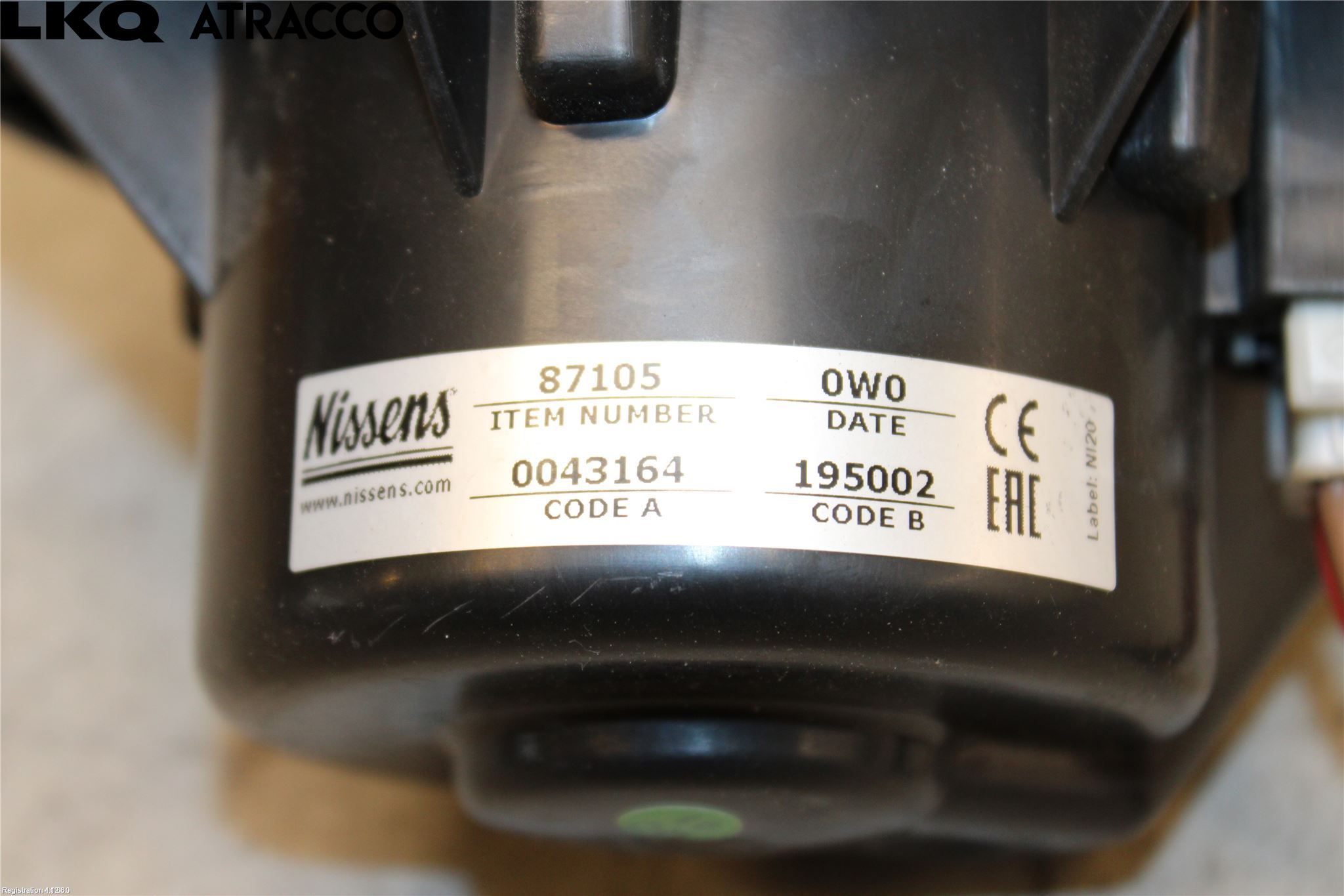 Mercedes-Benz MB SPRINTER (W906) 06-18 Varmeapparat Viftemotor