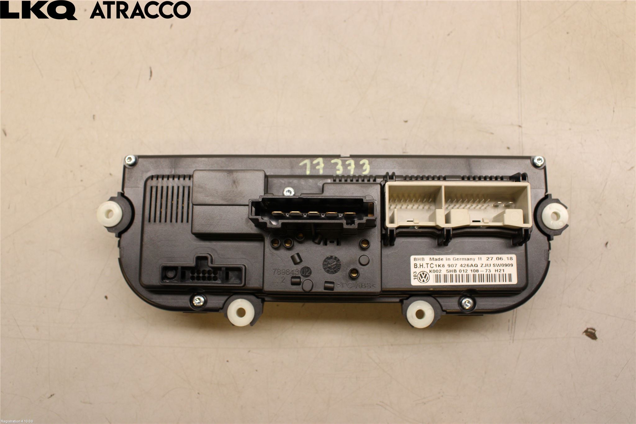 Volkswagen VW CADDY 16-20 Varmeapparat Panel(Regulering)