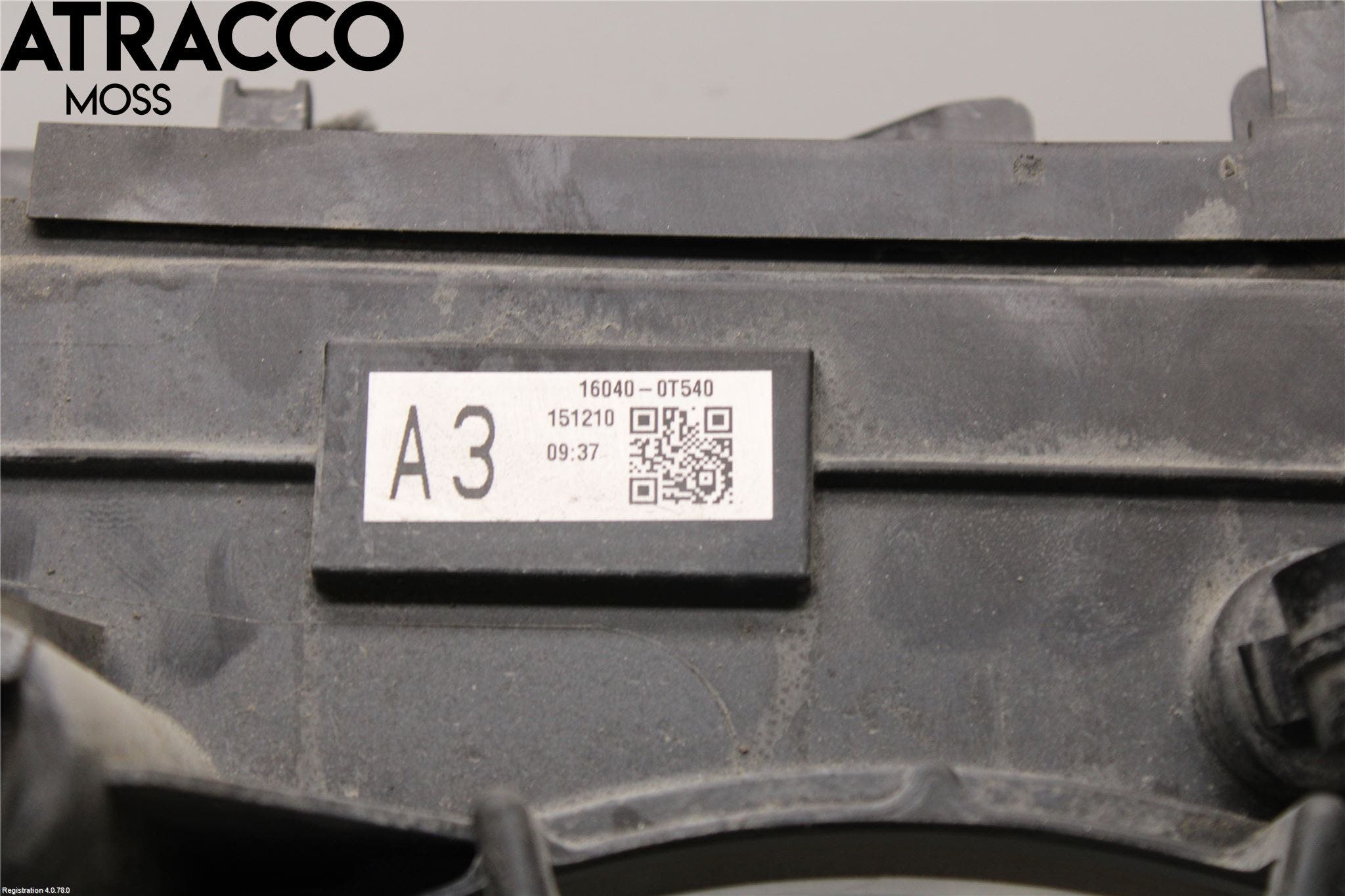 Toyota AURIS 13-19 Kjølevifte Elektrisk