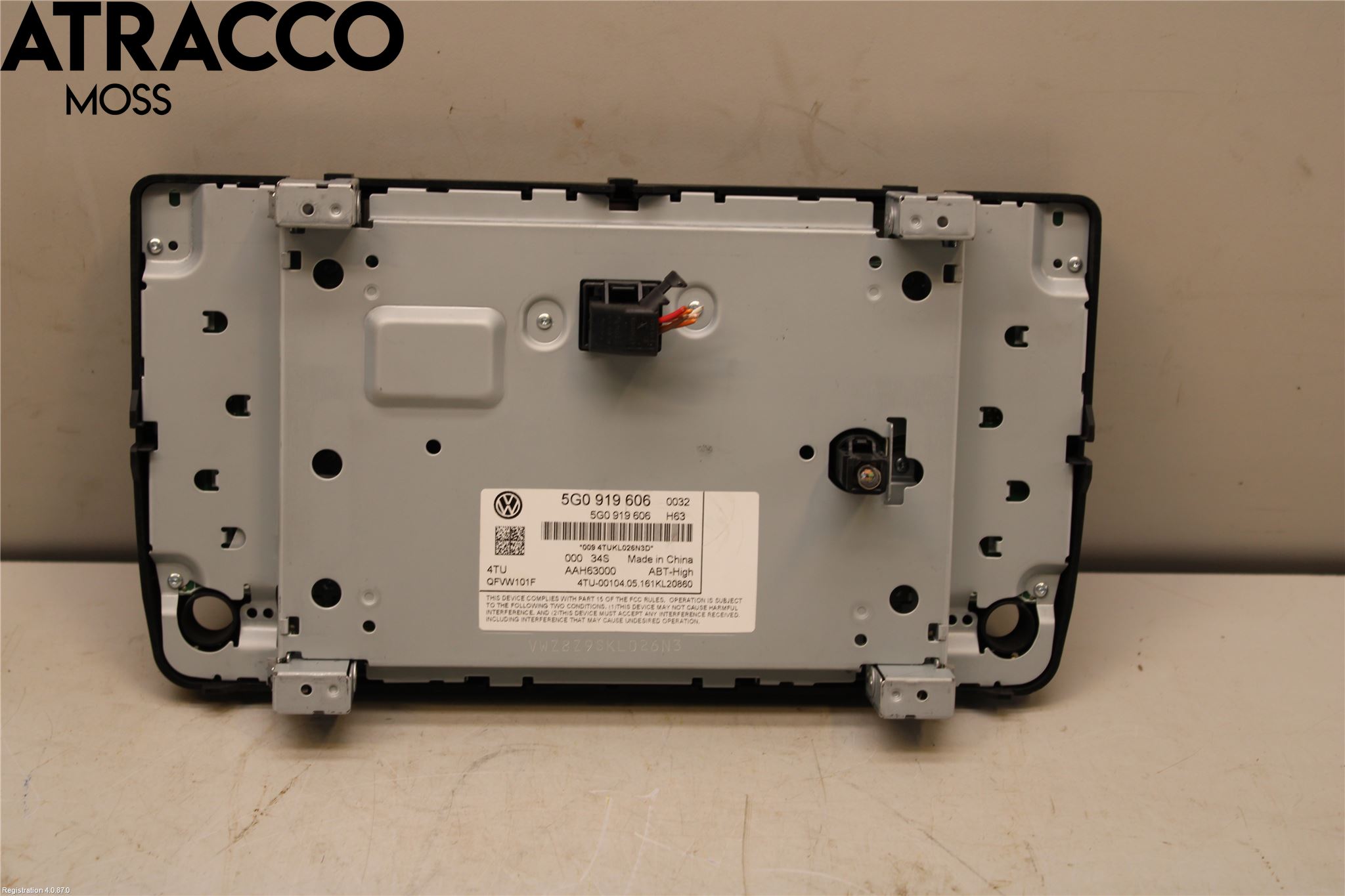 Volkswagen VW GOLF / E-GOLF VII 13-20 Multifunktionsdisplay