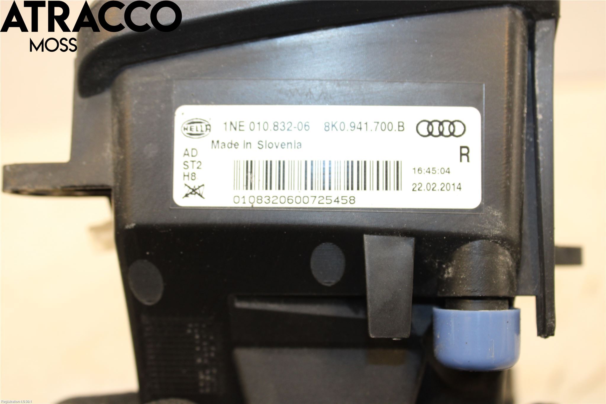 Audi A4 12-15 Frontlykt-Kurve-Tåkelys