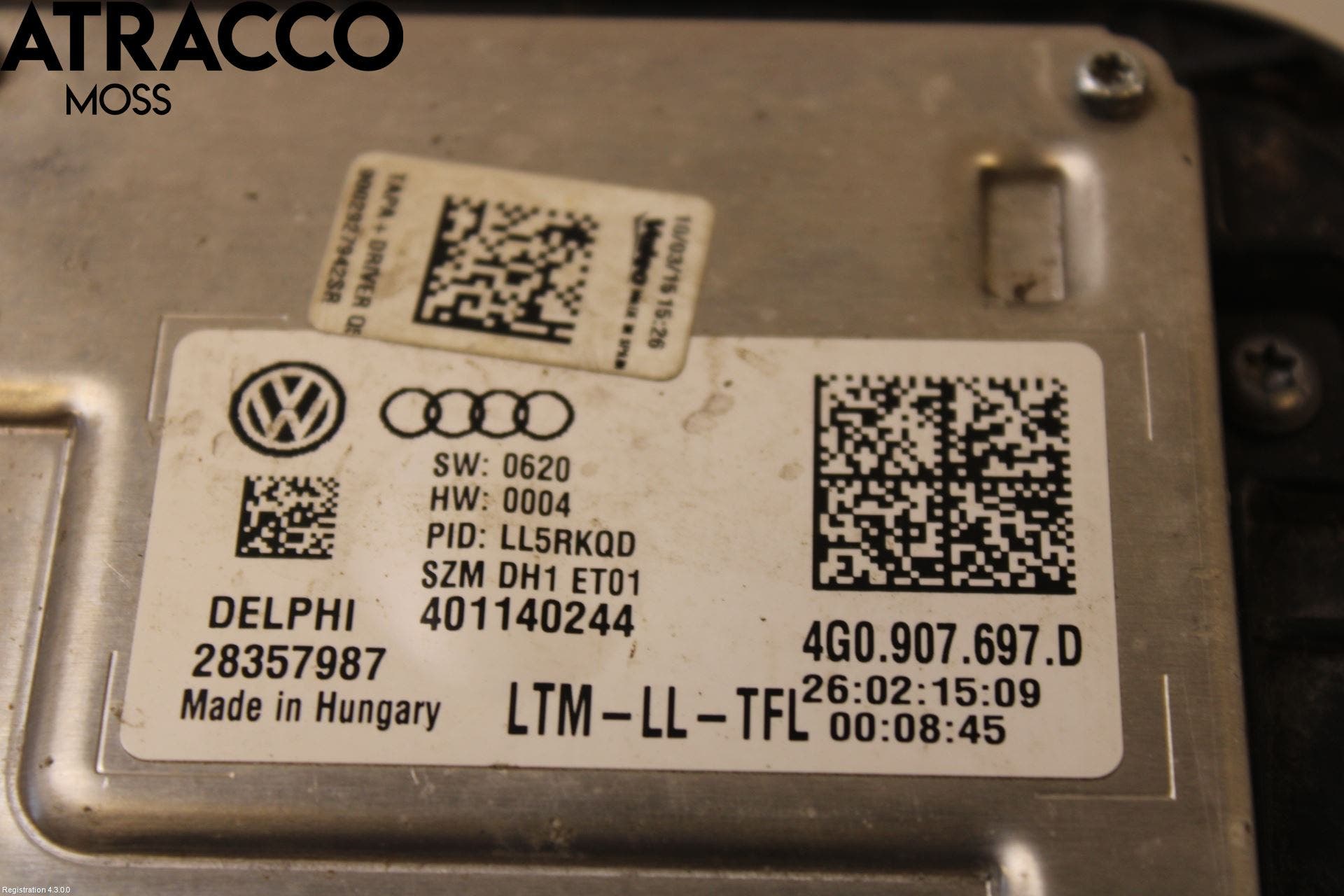 Audi Q5 09-16 Styreenhet Xenon