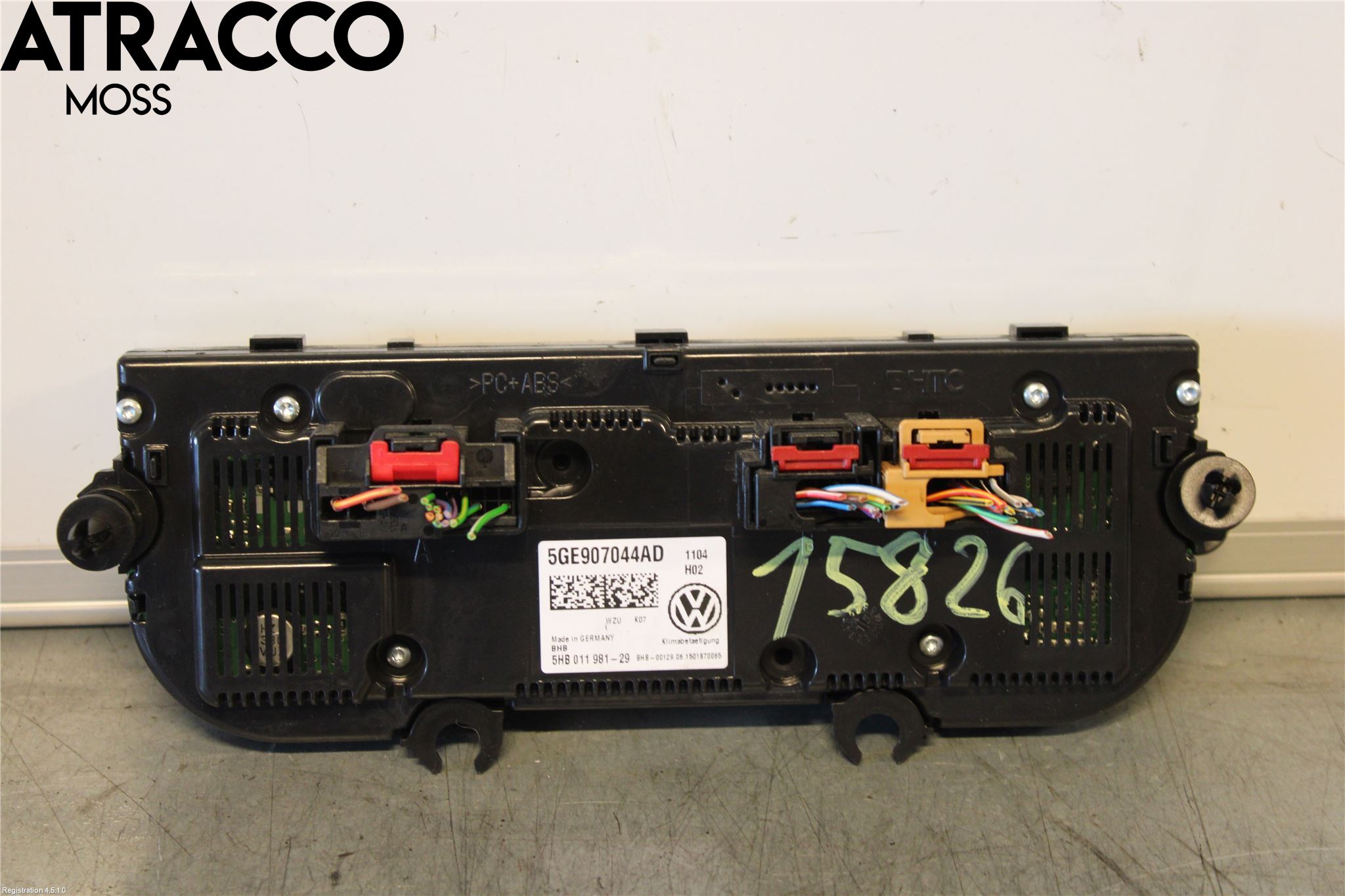 Volkswagen VW GOLF / E-GOLF VII 13-20 Varme Ac Betjening-Display