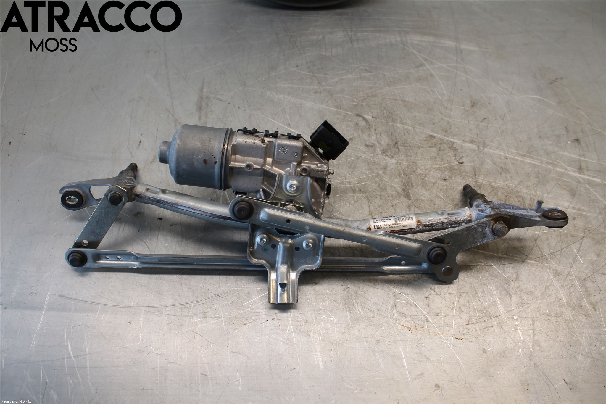 Peugeot PARTNER 16-18 Viskermotor Frontrute