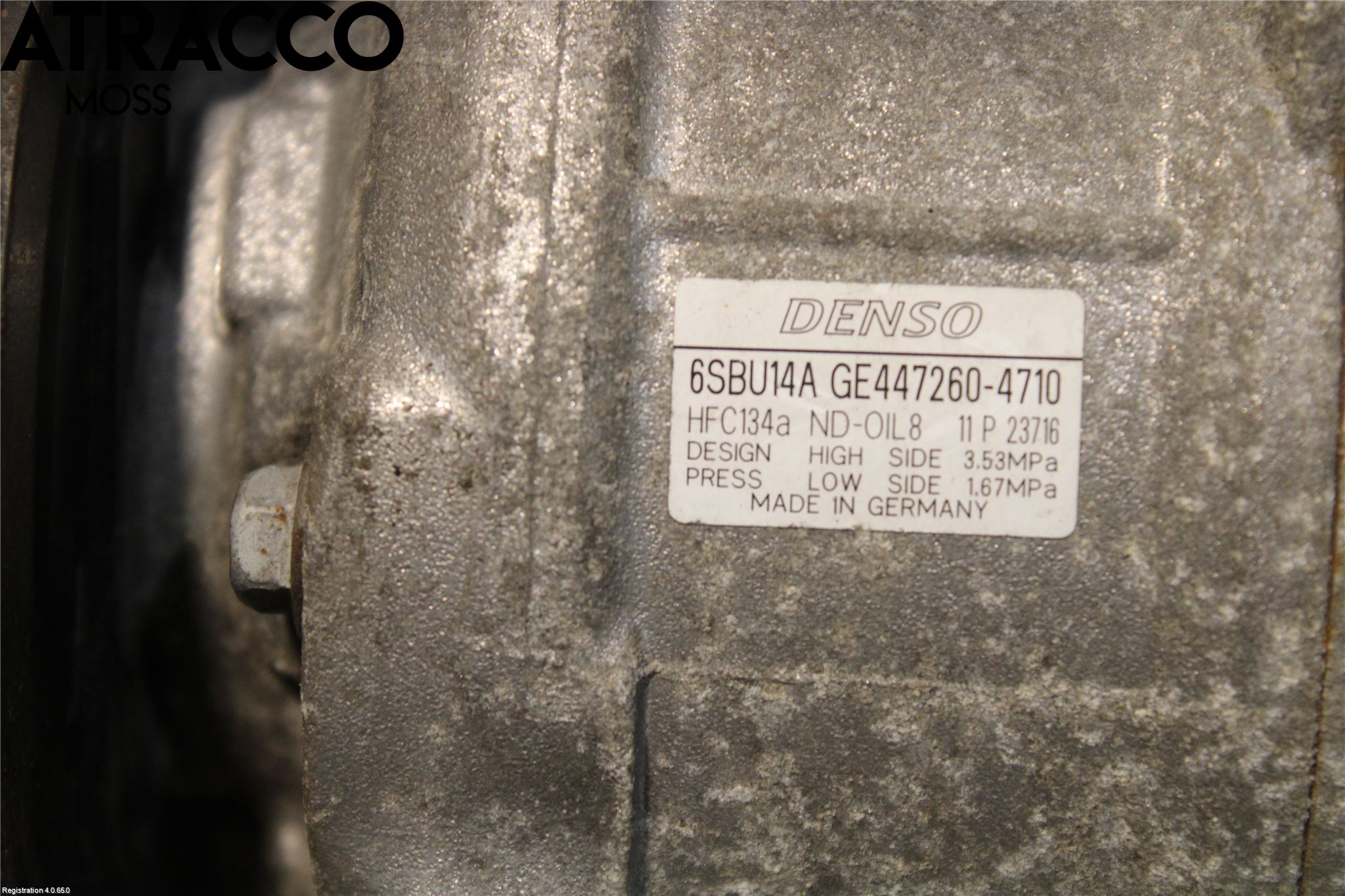 BMW 3 F30/F31/F80 12-19 Varme Ac Kompressor