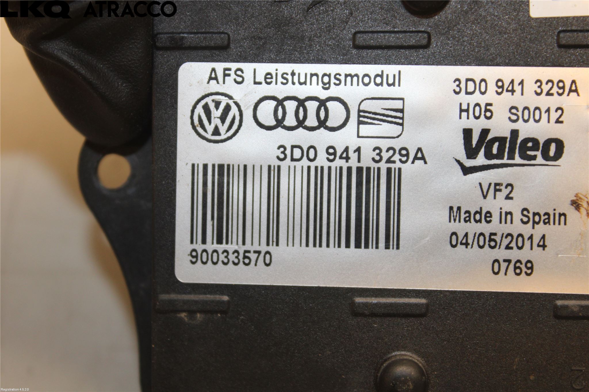 Volkswagen VW GOLF / E-GOLF VII 13-20 Styreenhet Xenon