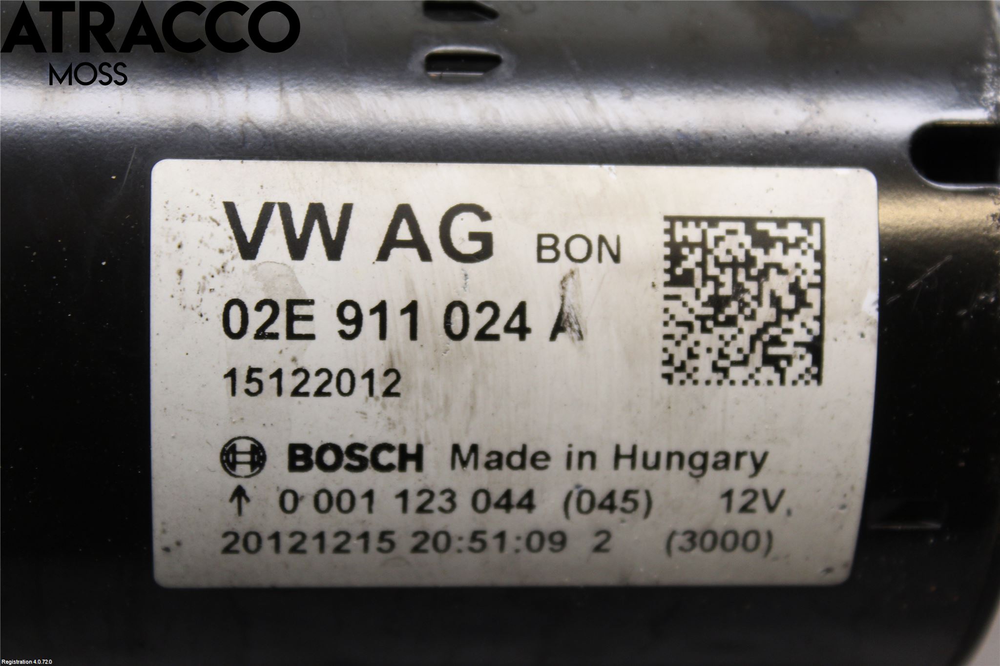 Volkswagen VW TOURAN 10-15 Startmotor Diesel