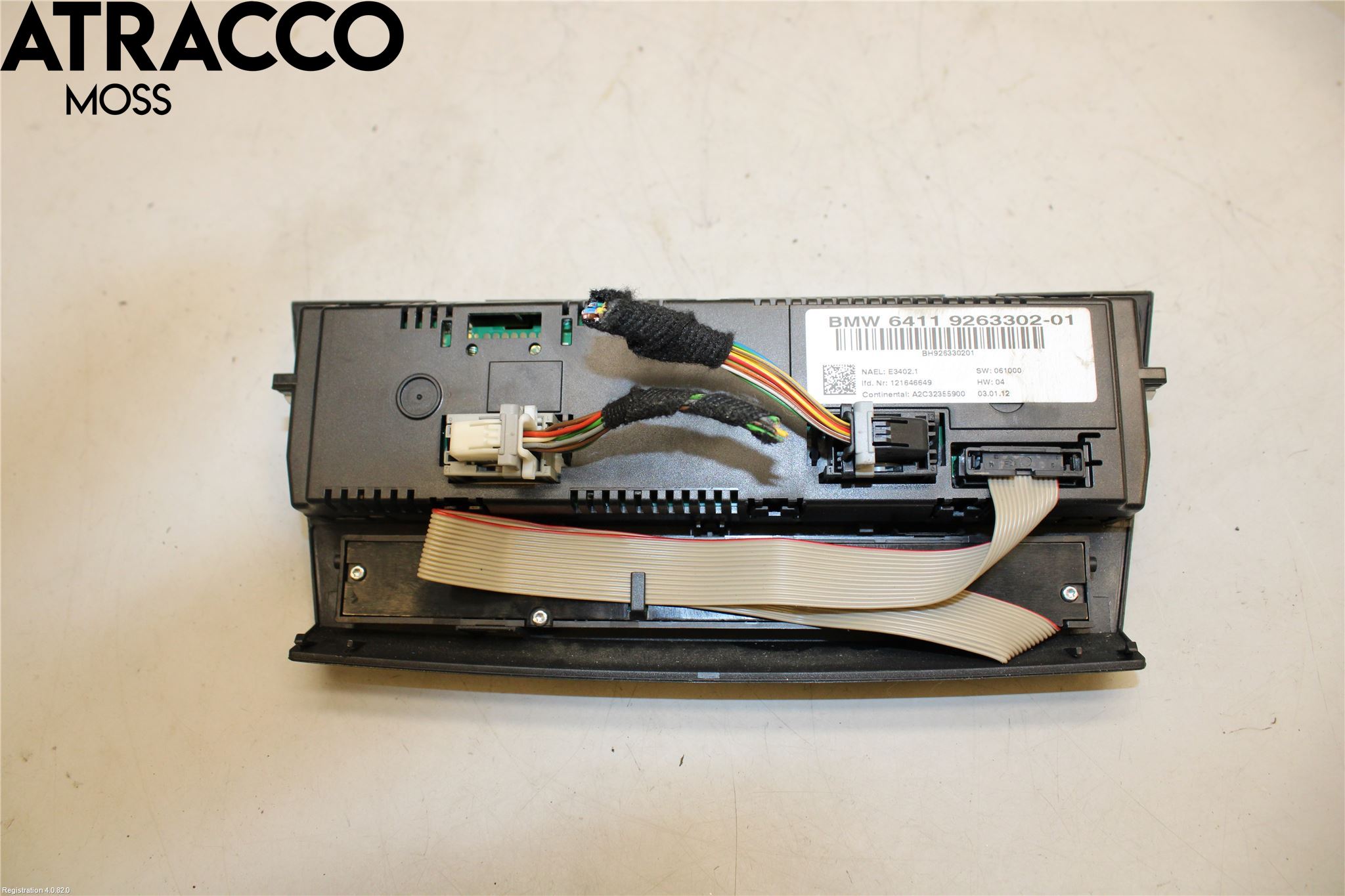 BMW 3 E90/91 SED/TOU 05-12 Varme Ac Betjening-Display