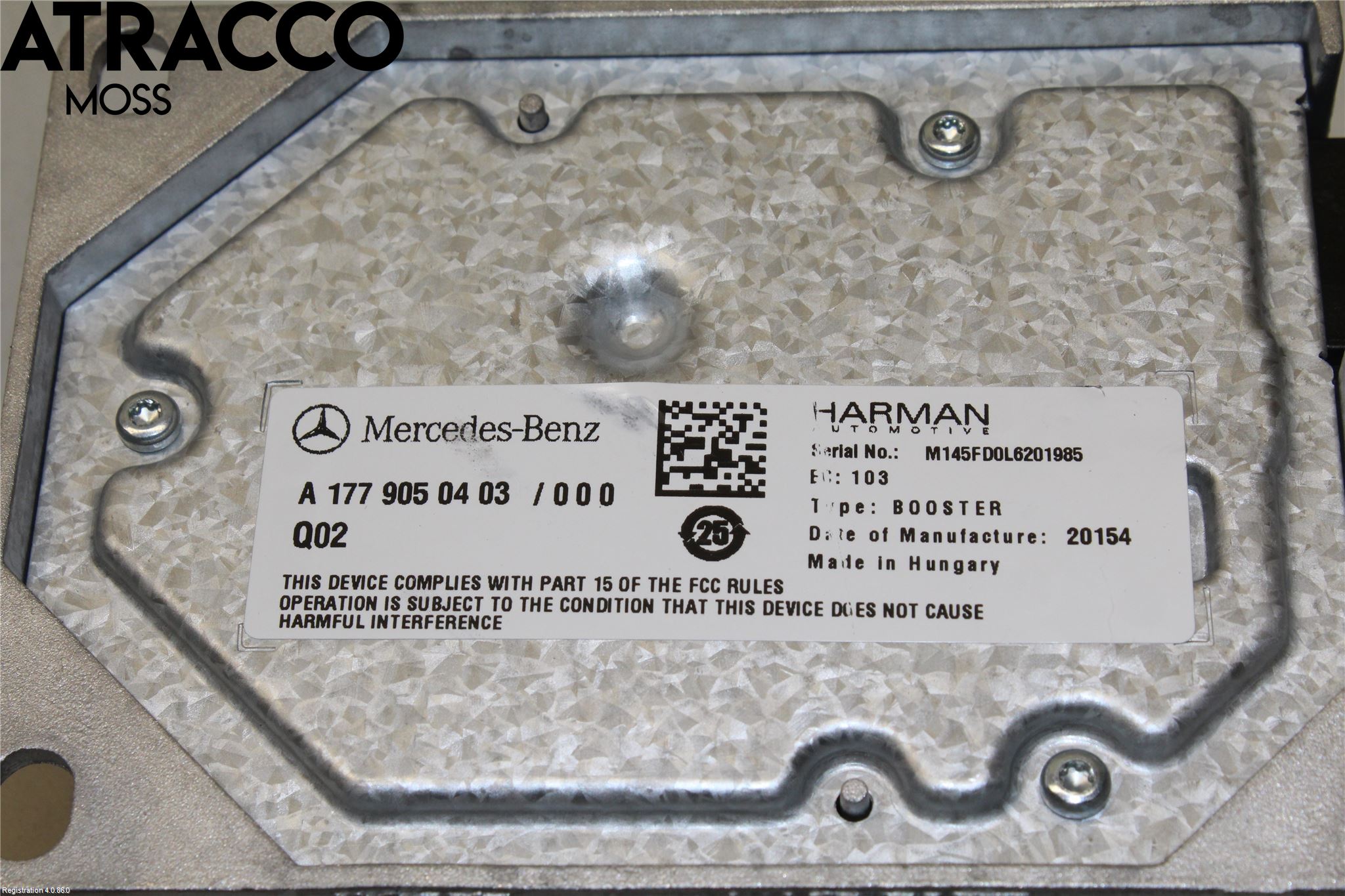 Mercedes-Benz MB EQC (N293) 20- Stereo Forsterker