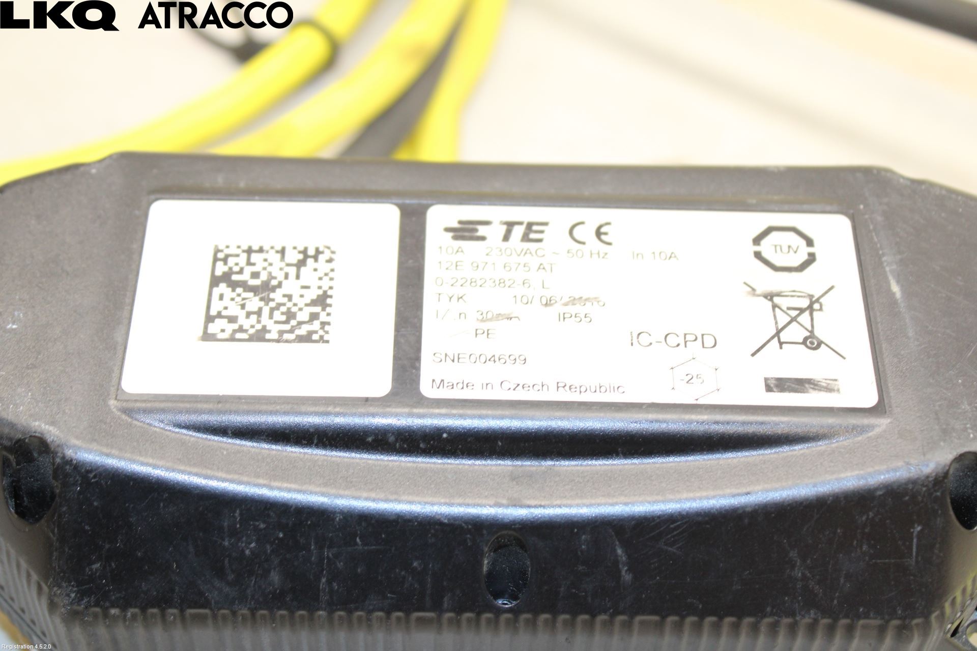 Volkswagen VW GOLF / E-GOLF VII 13-20 Laddkabel Elbil