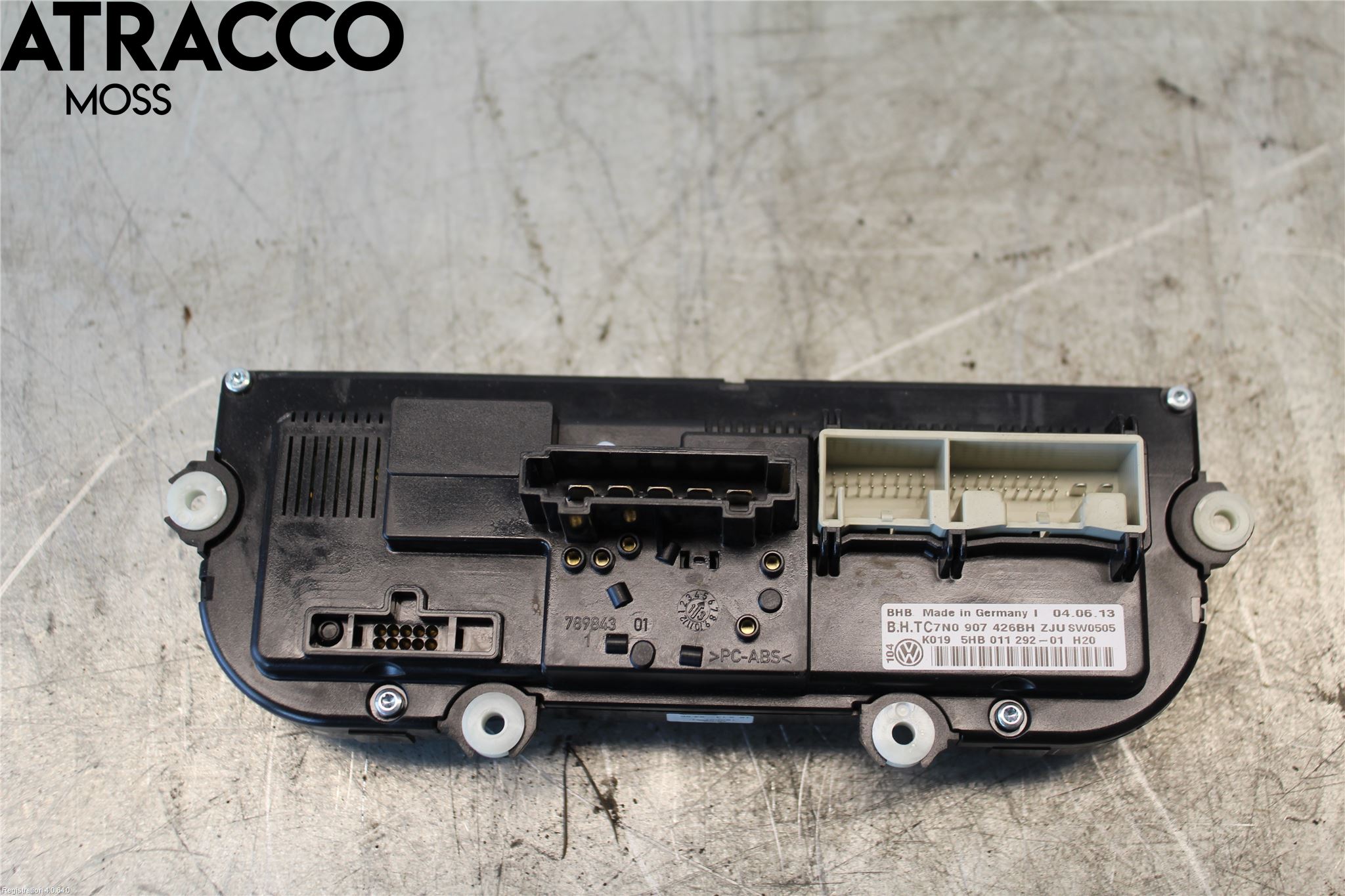 Volkswagen VW CADDY 11-15 Varme Ac Betjening-Display