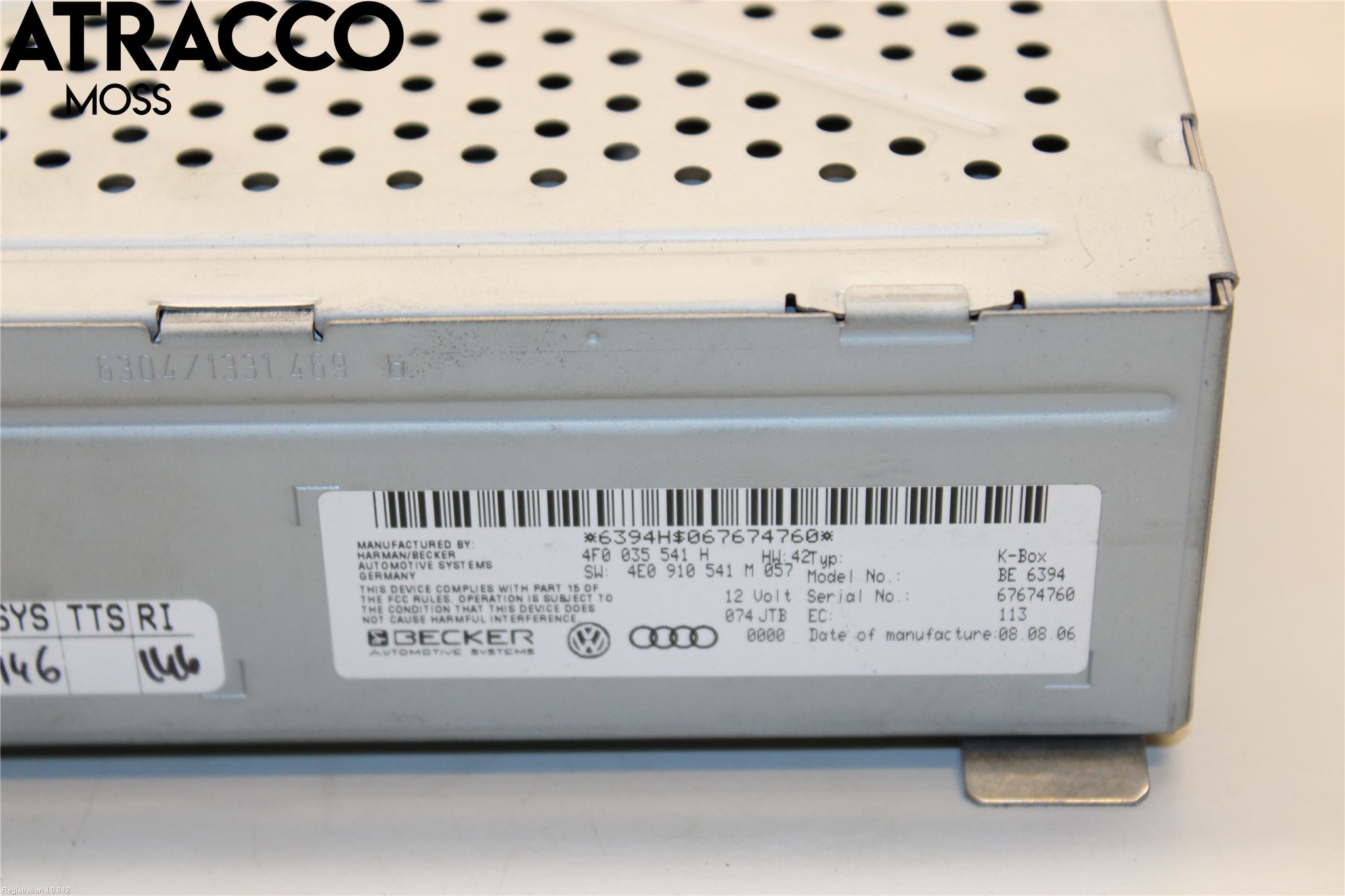 Audi A6/S6     05-11 Stereo Radio Øvrig