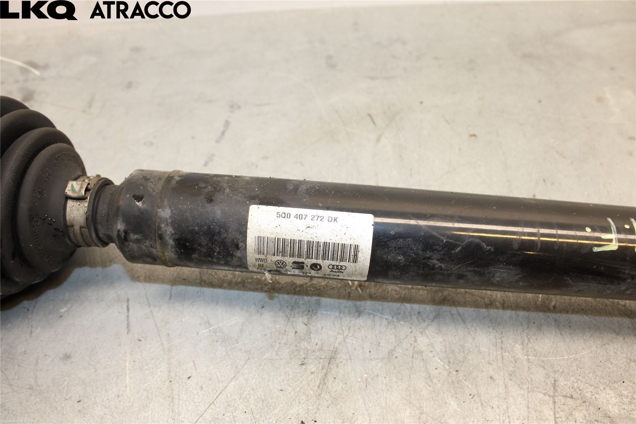 Audi A3/S3 8V 13-20 Drivaksel Foran Kompl Høyre