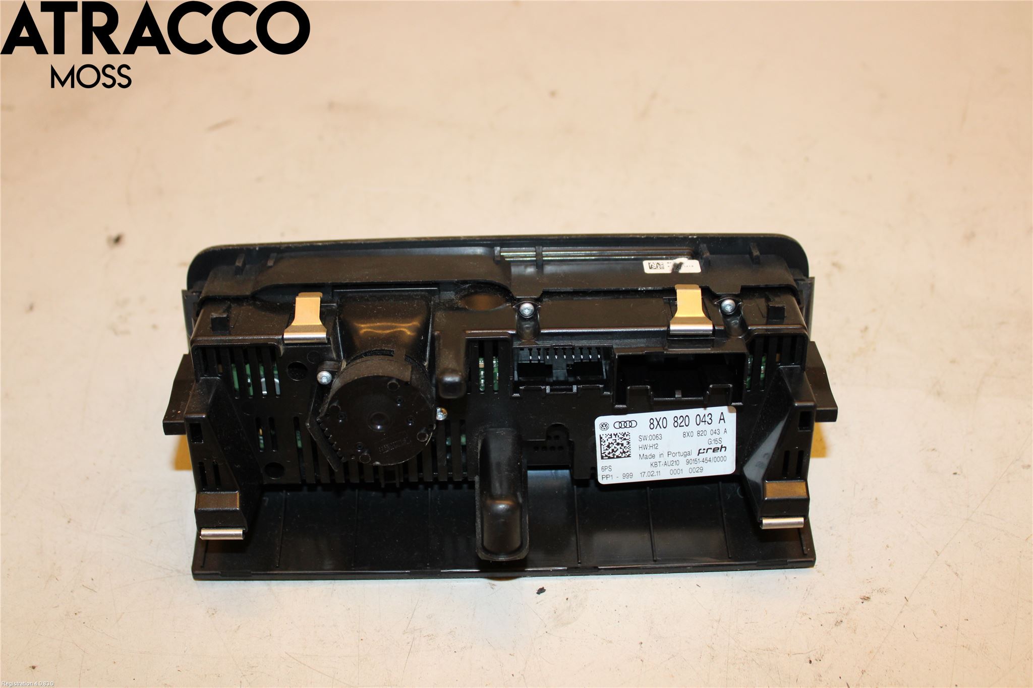 Audi A1/S1 11-18 Varme Ac Betjening-Display