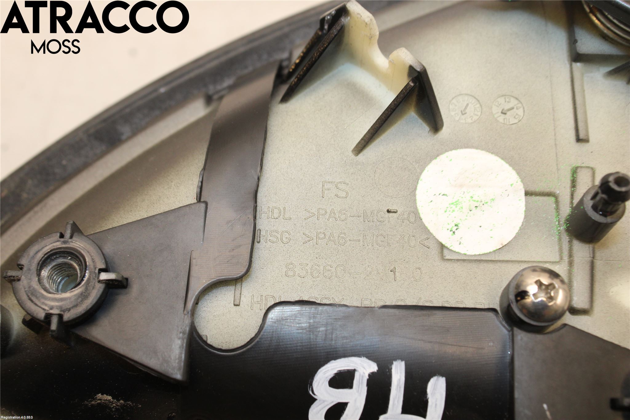 Hyundai VELOSTER 12-17 Dørhandtak Ytre Høyre