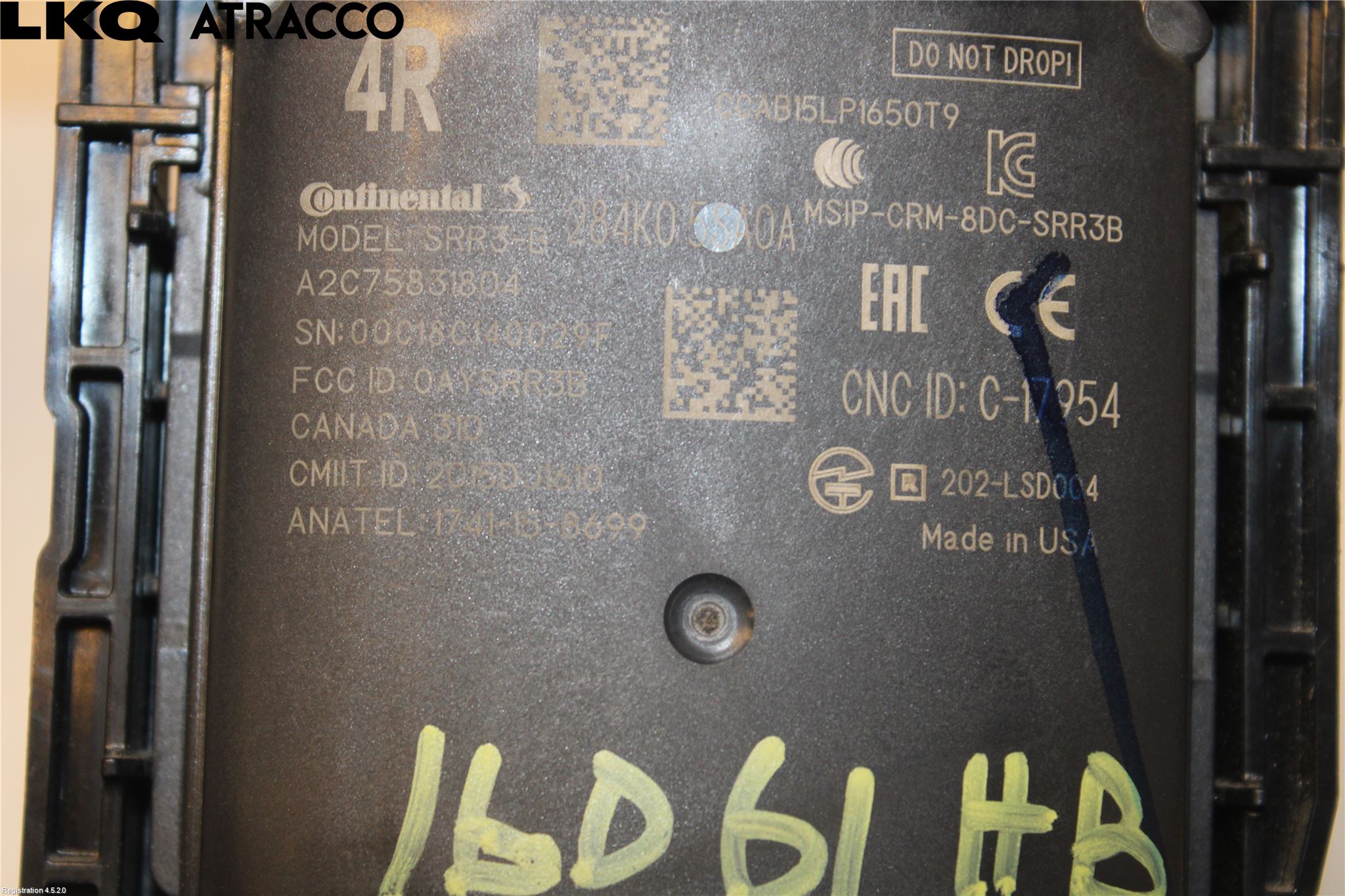 Nissan LEAF 18- Sensor Kollisjonsbeskyttelse