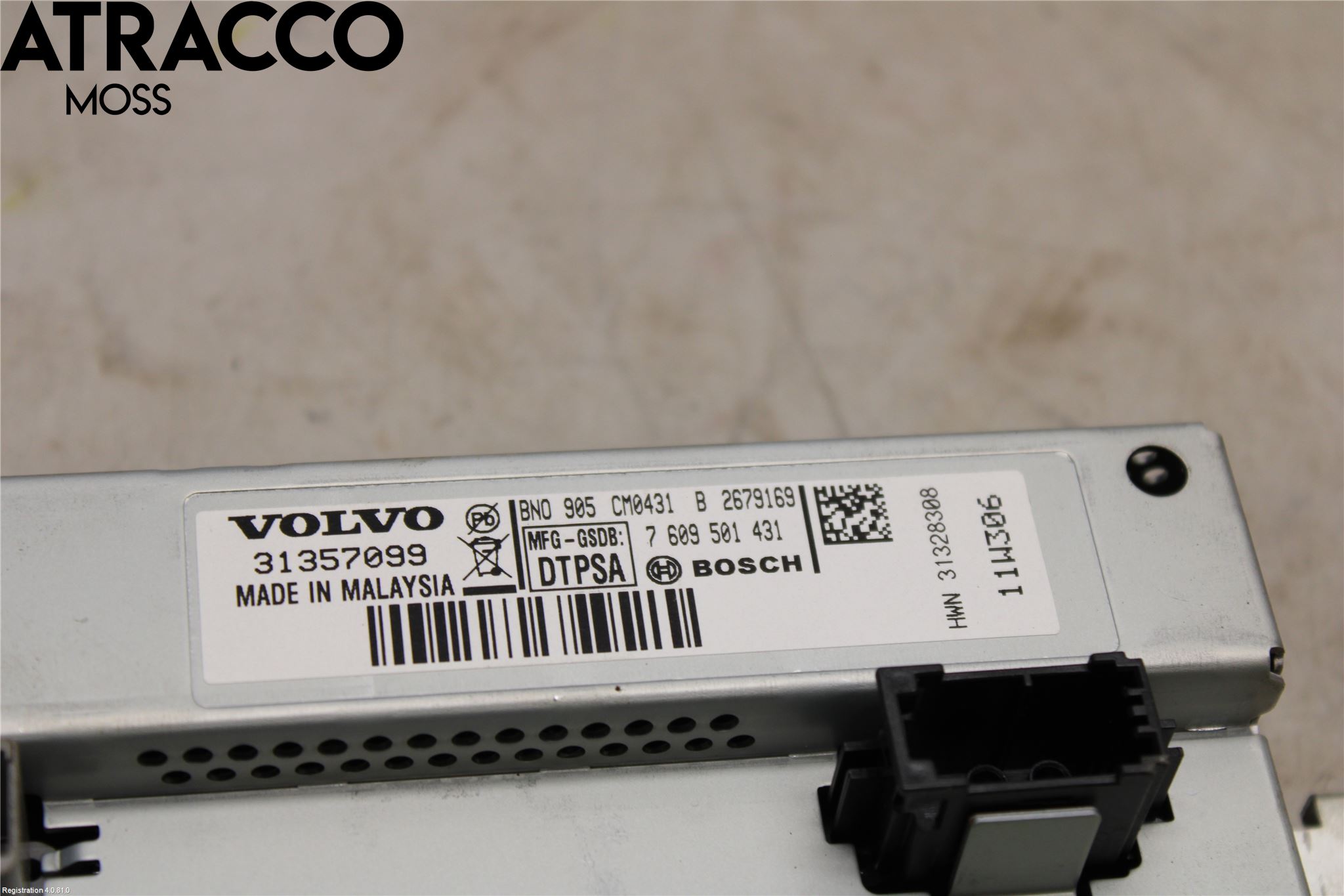 Volvo V60 11-13 Multifunktionsdisplay