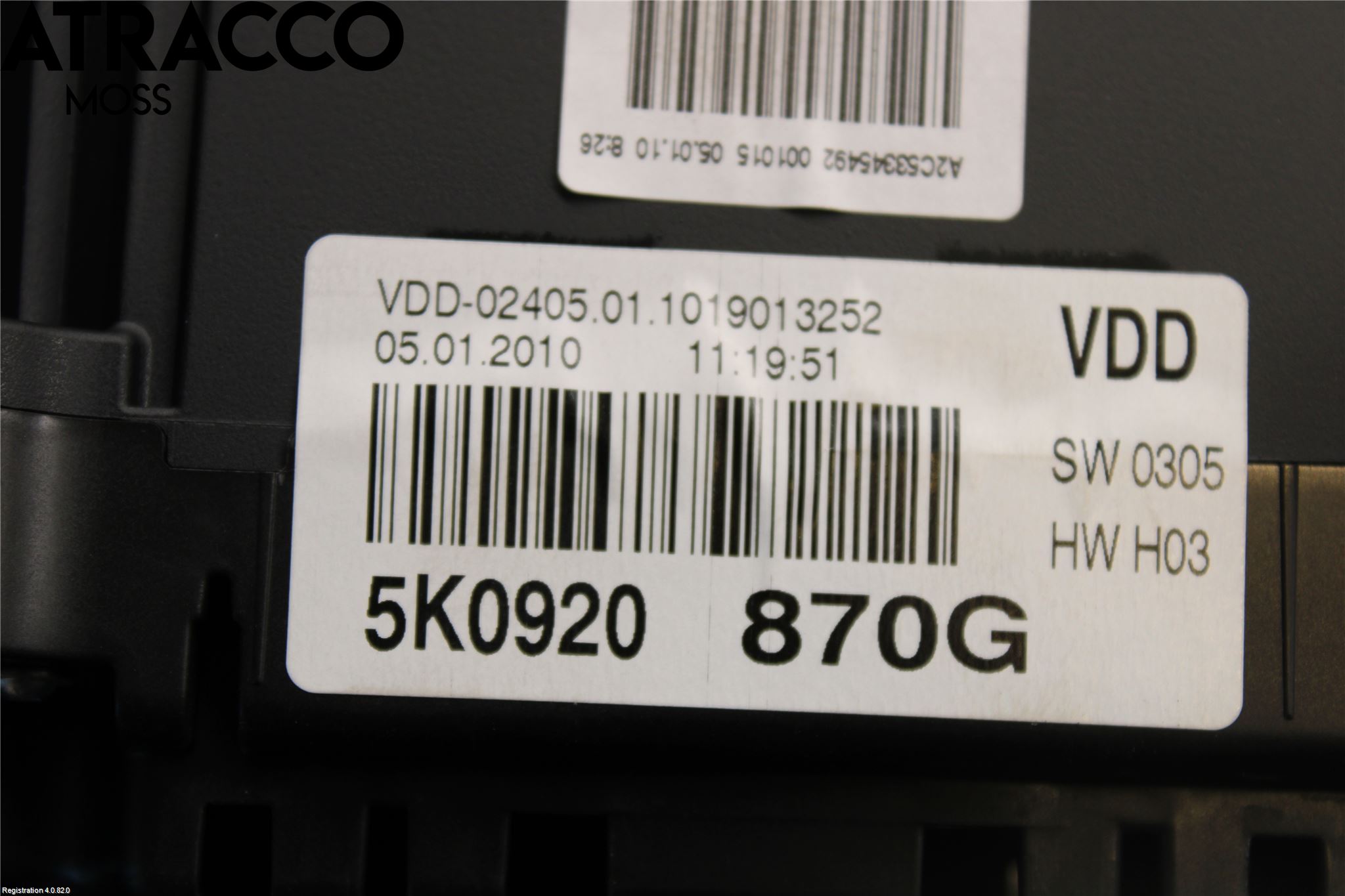 Volkswagen VW GOLF VI 09-13 Instr Kombinert