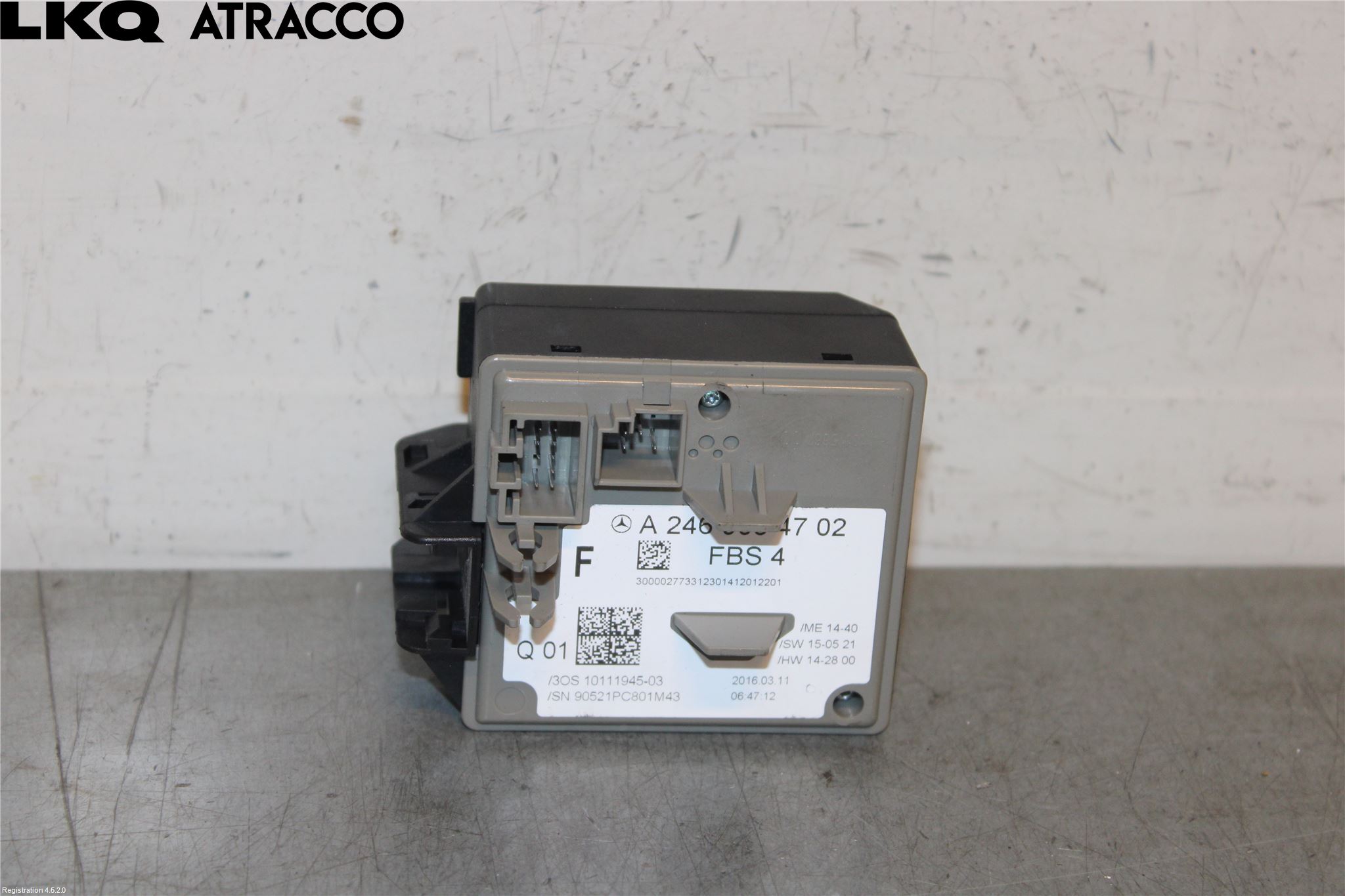 Mercedes-Benz MB B-KLASS (W246/W242) 12-19 Startknapp Personbil