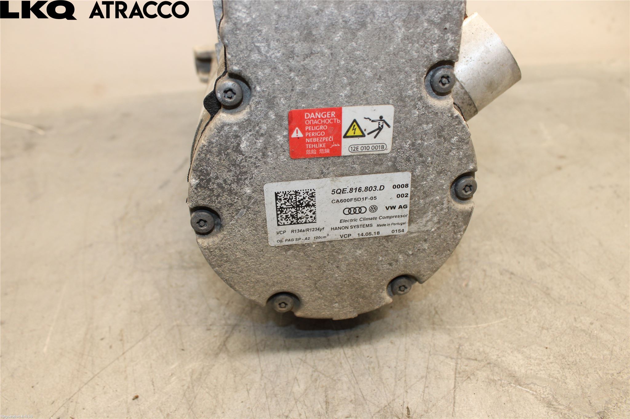 Audi A3/S3 8V 13-20 Varme Ac Kompressor