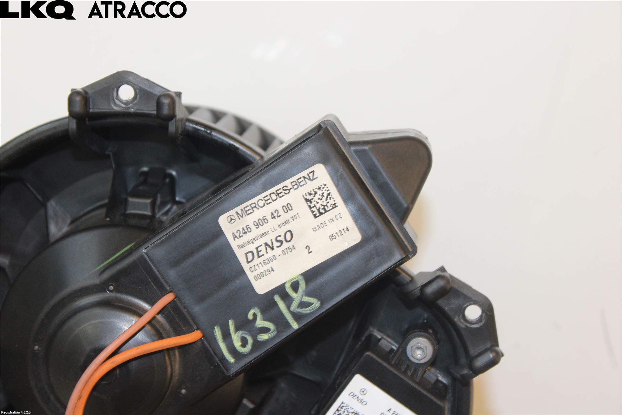 Mercedes-Benz MB CLA-KLASS (C117/X117) 13-19 Varmeapparat Viftemotor