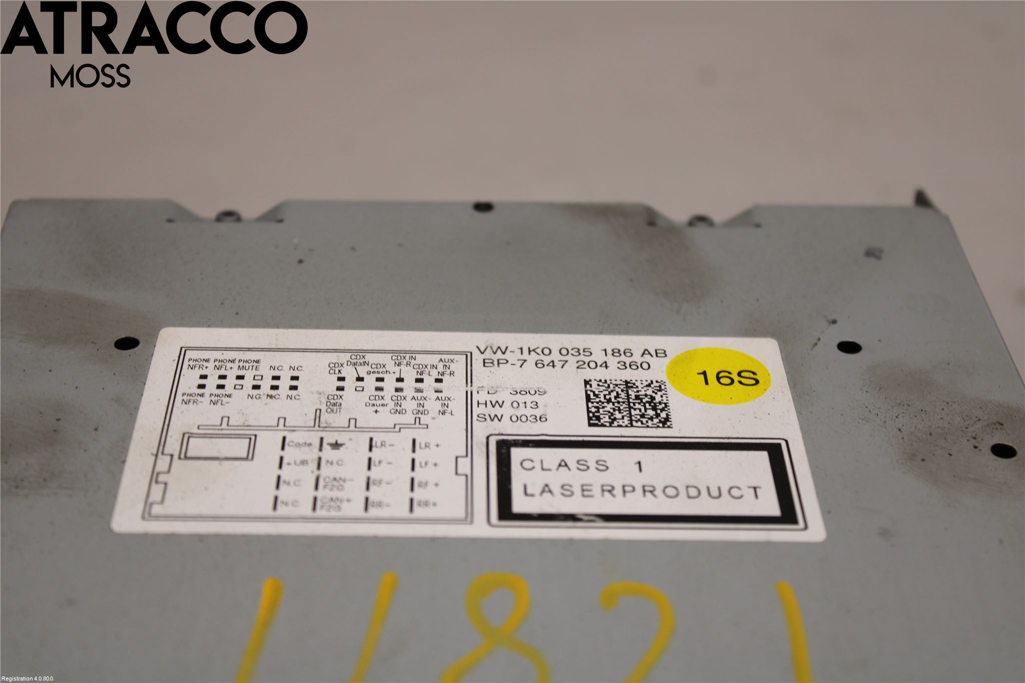 Volkswagen VW GOLF VI 09-13 Stereo Radio Med Cd