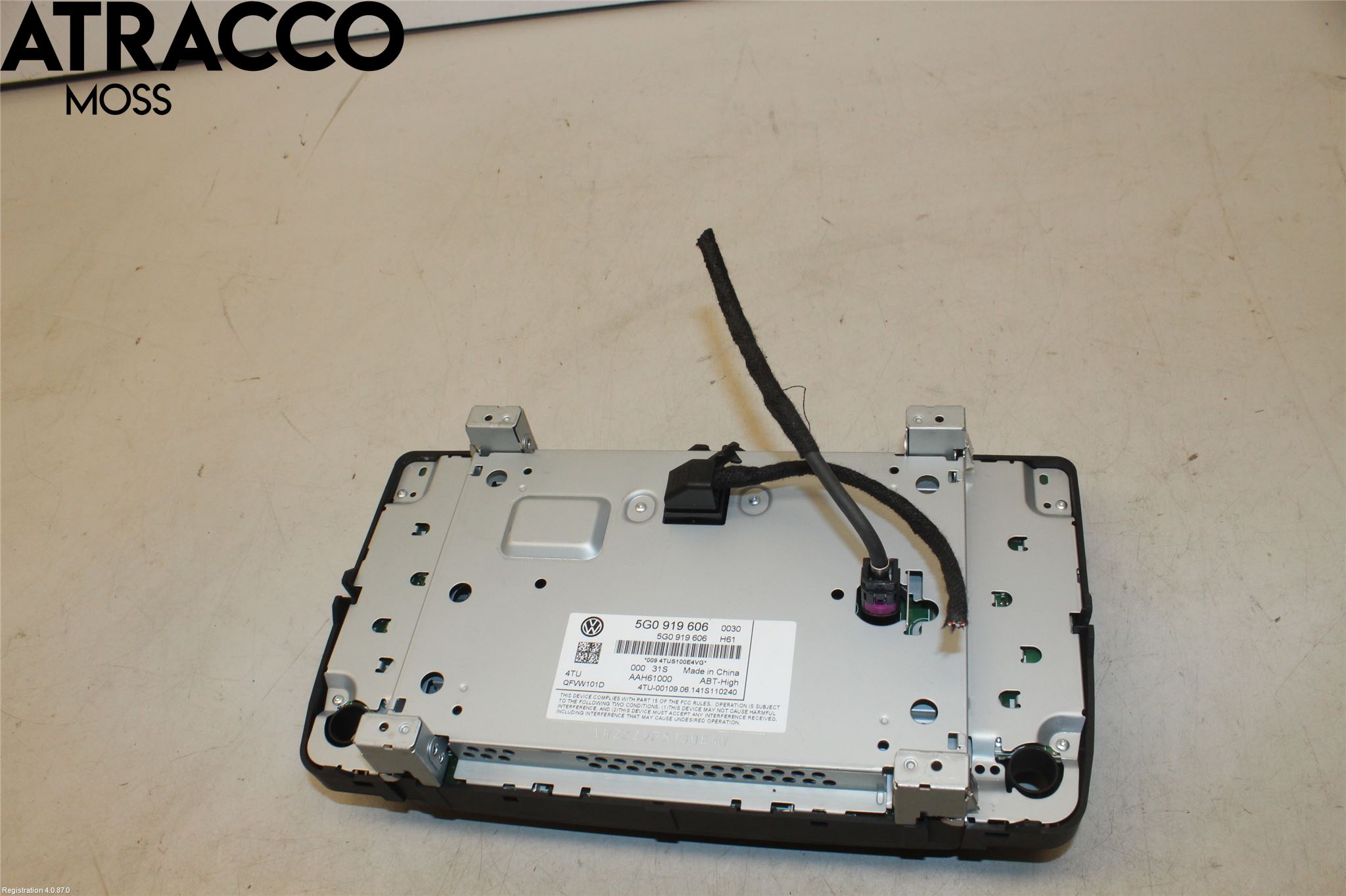 Volkswagen VW GOLF / E-GOLF VII 13-20 Multifunktionsdisplay