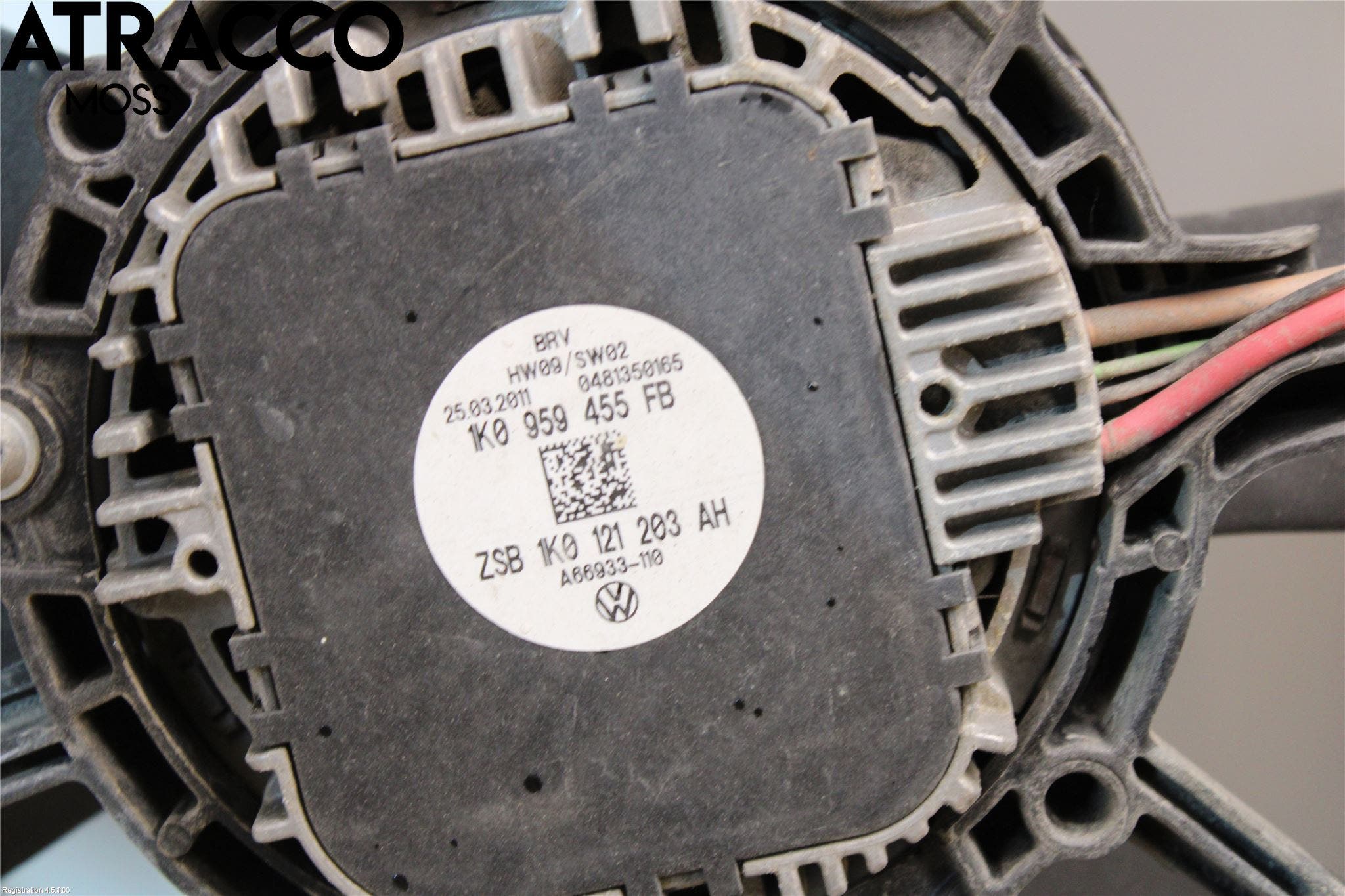 Audi A3/S3 05-13 Kjølevifte Elektrisk