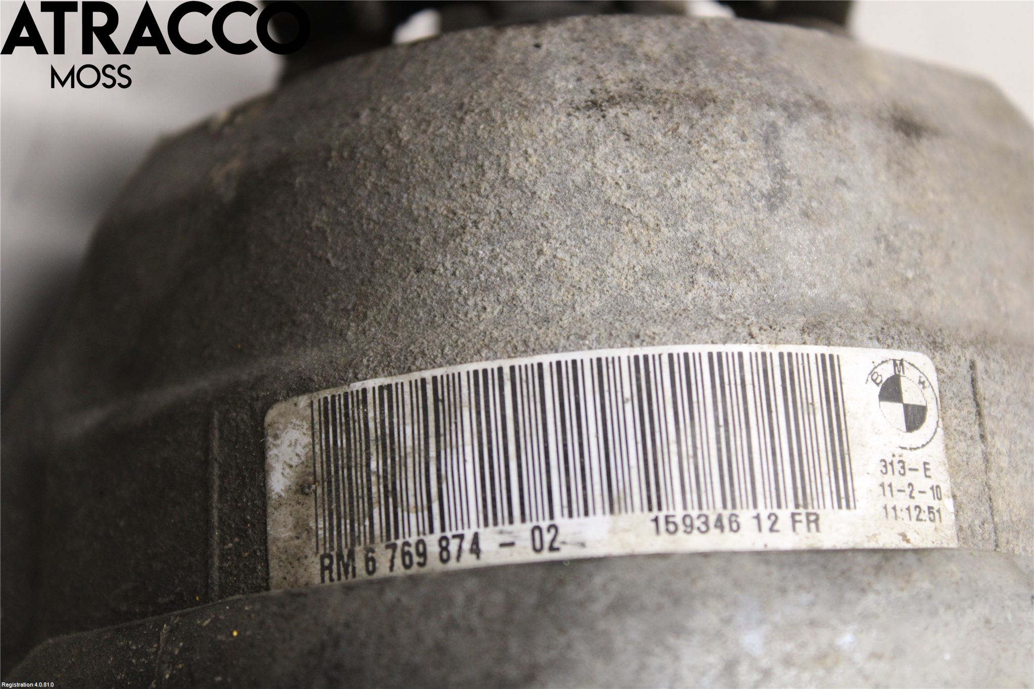 BMW 5 E60/61 Sed/Tou 02-10 Motor Feste Gummi