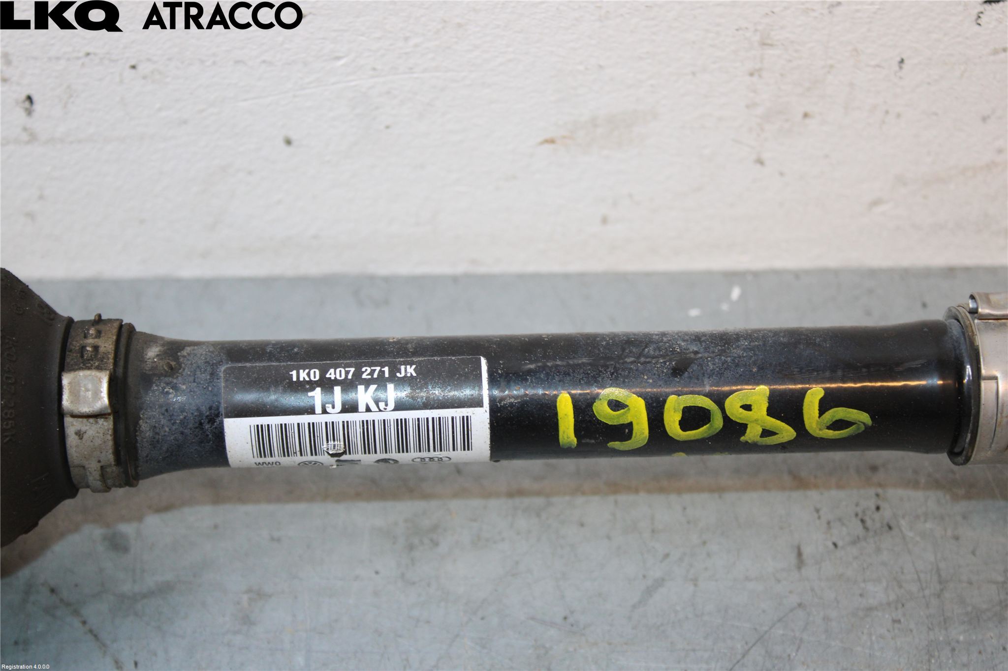 Volkswagen VW GOLF VI 09-13 Drivaksel Foran Kompl Venstre