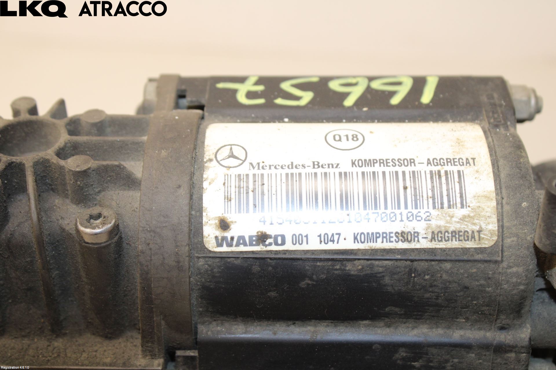 Mercedes-Benz MB E-KLASS (W211) 02-09 Fjæring Kompressor Støtd-Fjæri