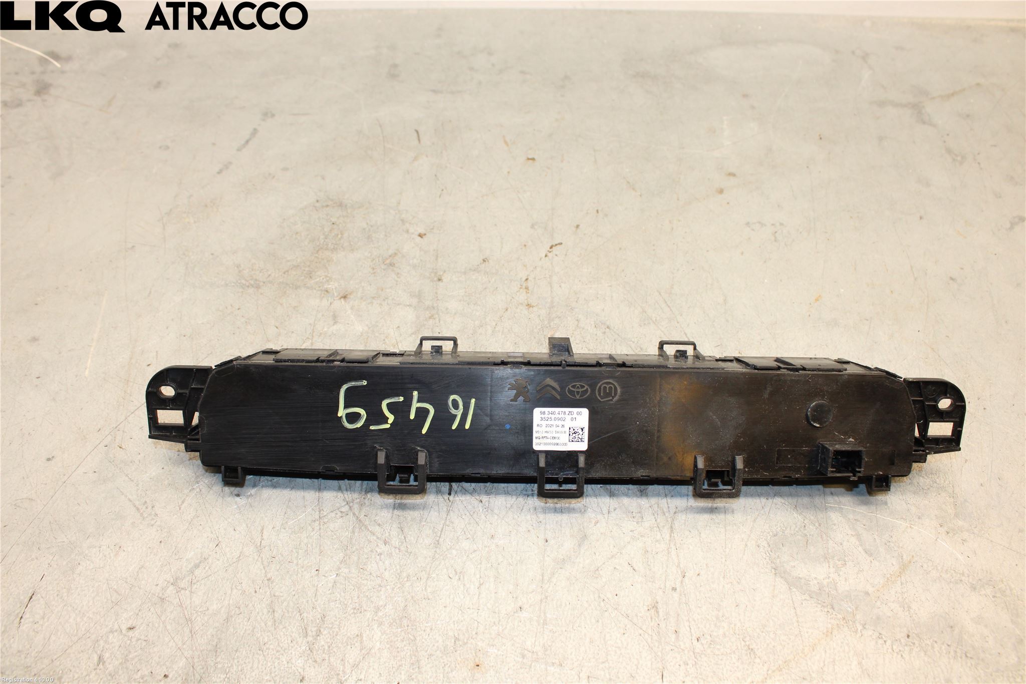 Peugeot EXPERT/E-EXPERT 17- Varmeapparat Panel(Regulering)