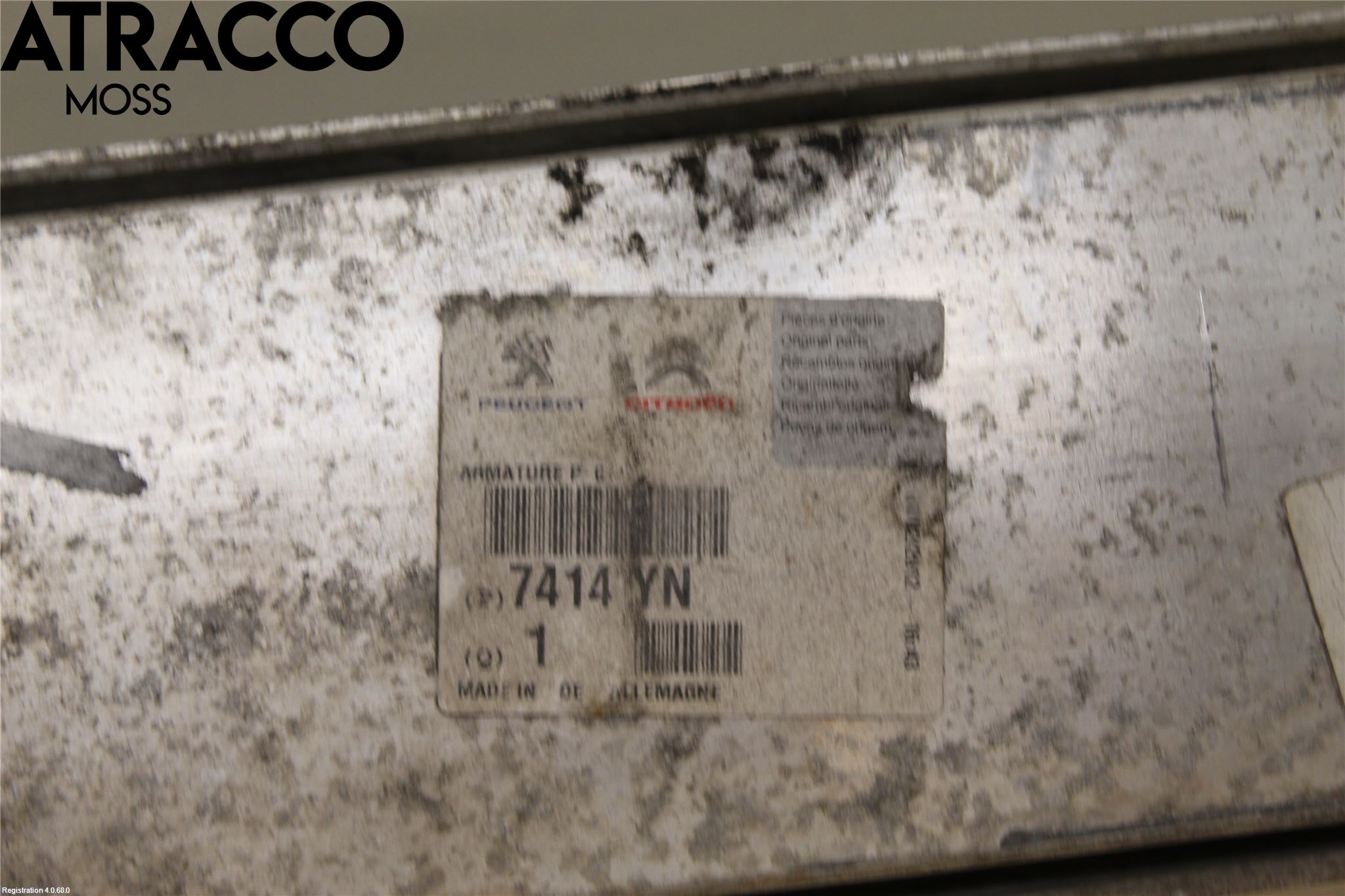 Citroen BERLINGO 08-18 Støtfanger Foran Bjelke