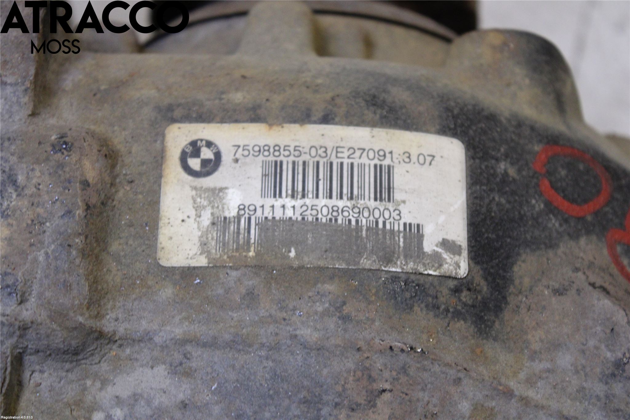 BMW 3 E90/91 SED/TOU 05-12 Bakaksel Kardang Bak -Diff