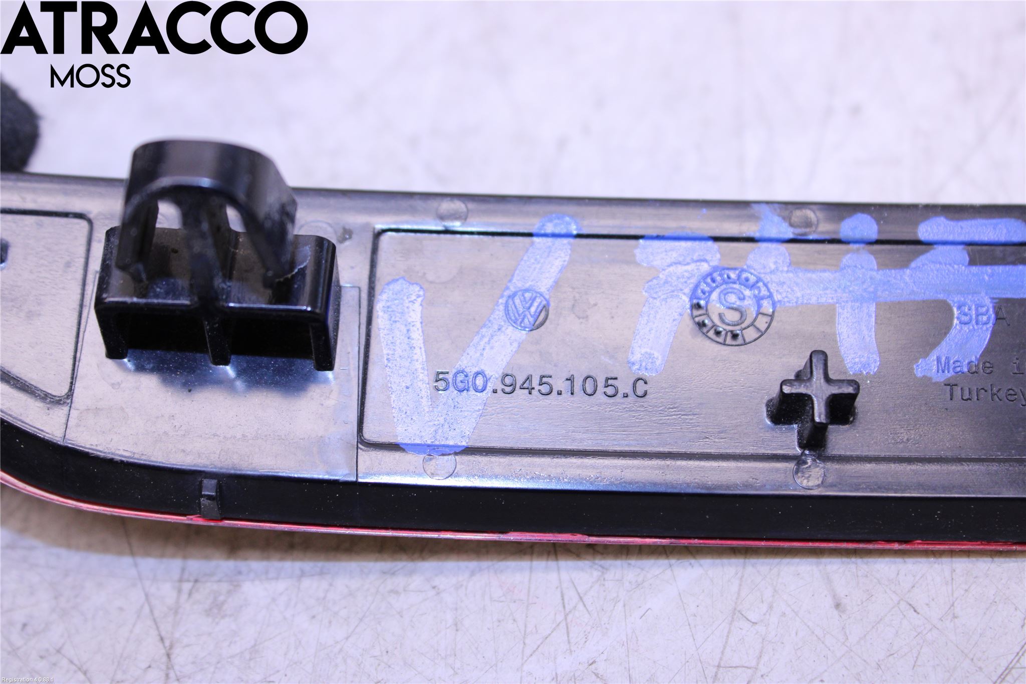 Volkswagen VW GOLF / E-GOLF VII 13-20 Refleks Bak