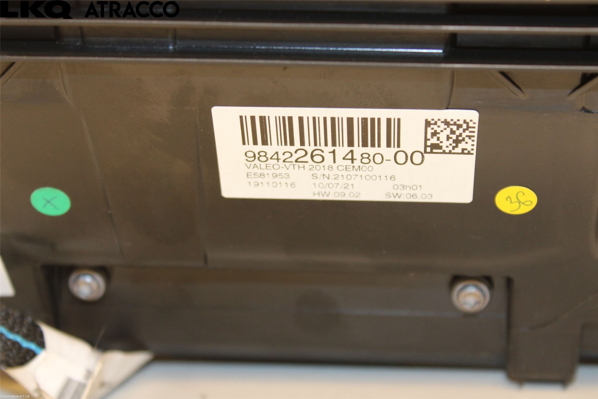 Citroen C4/E-C4 C4X/E-C4X III 21- Instr Skjerm Dvd-Gps-Ac-Tlf