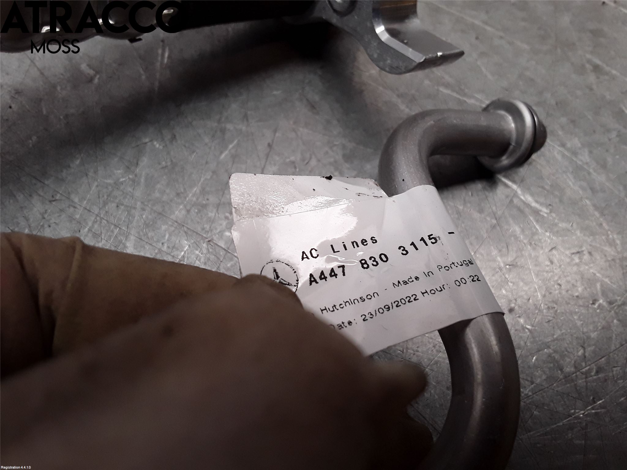 Mercedes-Benz MB EQV (447) 21- Varme Ac Slange - Rør