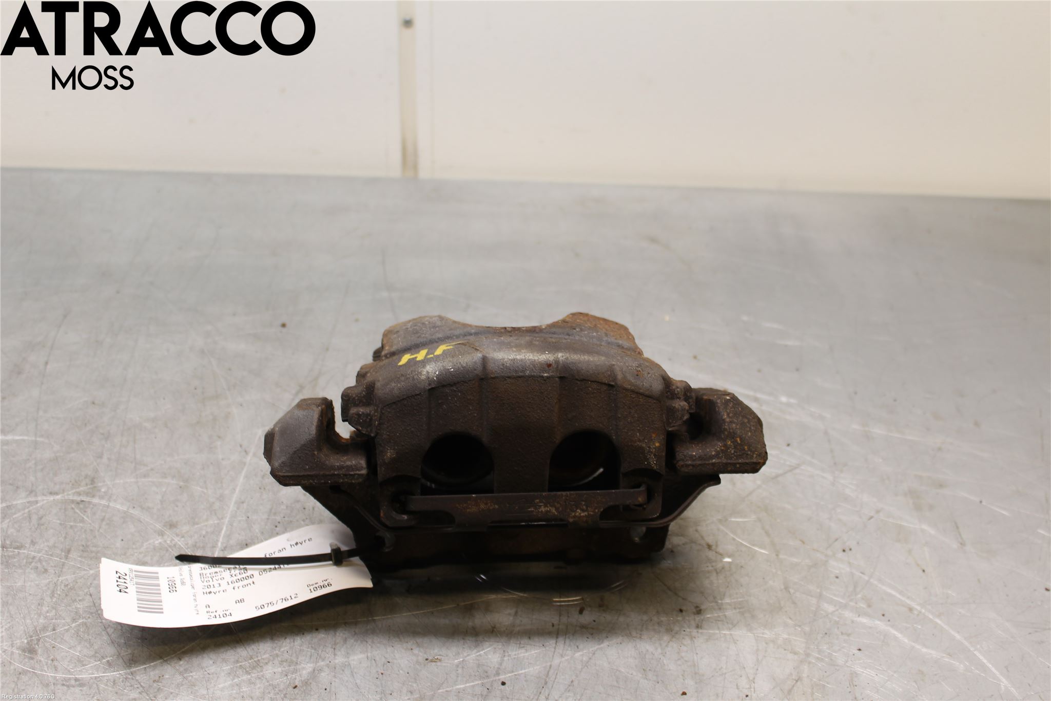 Volvo XC60 09-13 Bremsecaliper Foran Høyre