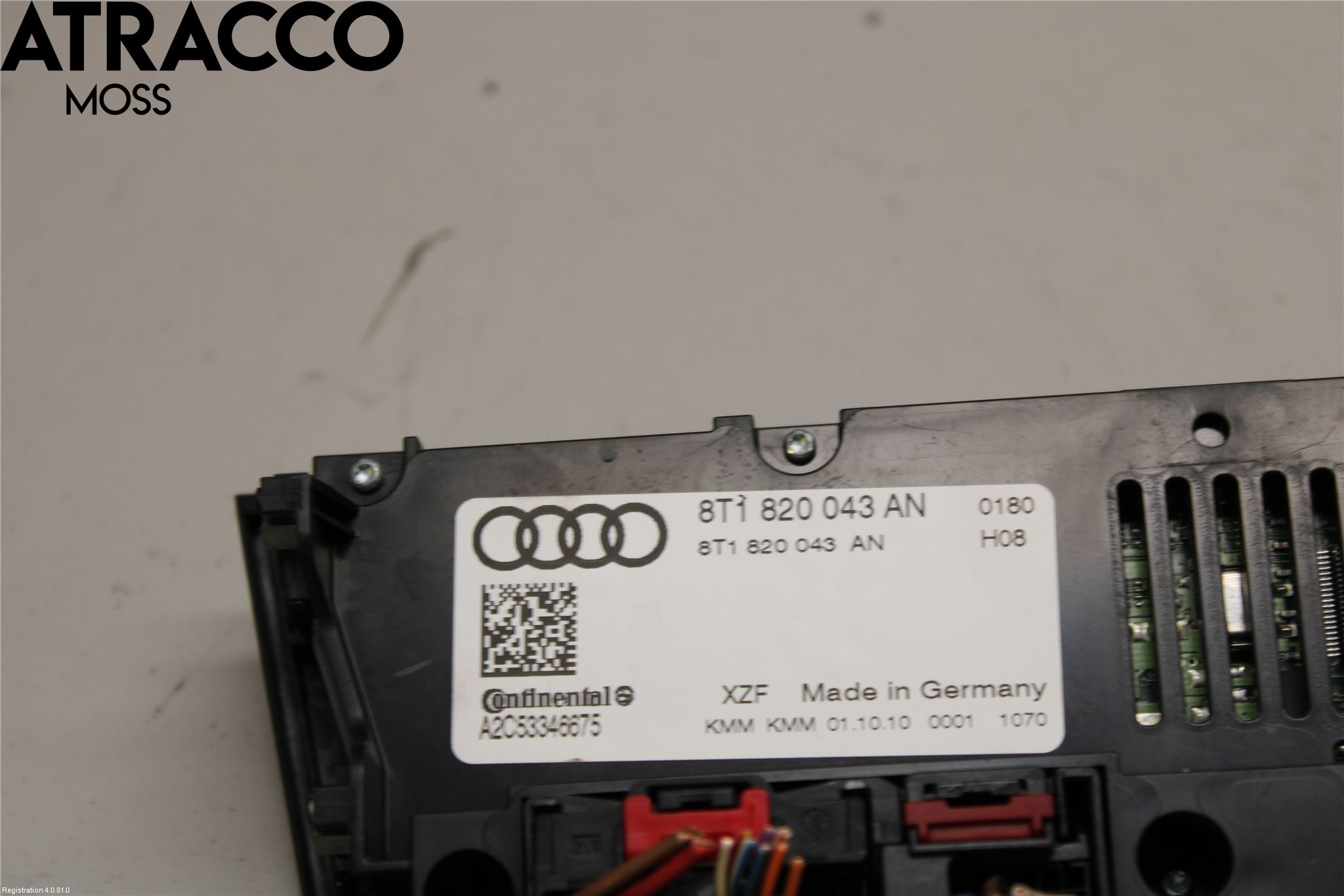 Audi Q5 09-16 Varme Ac Betjening-Display
