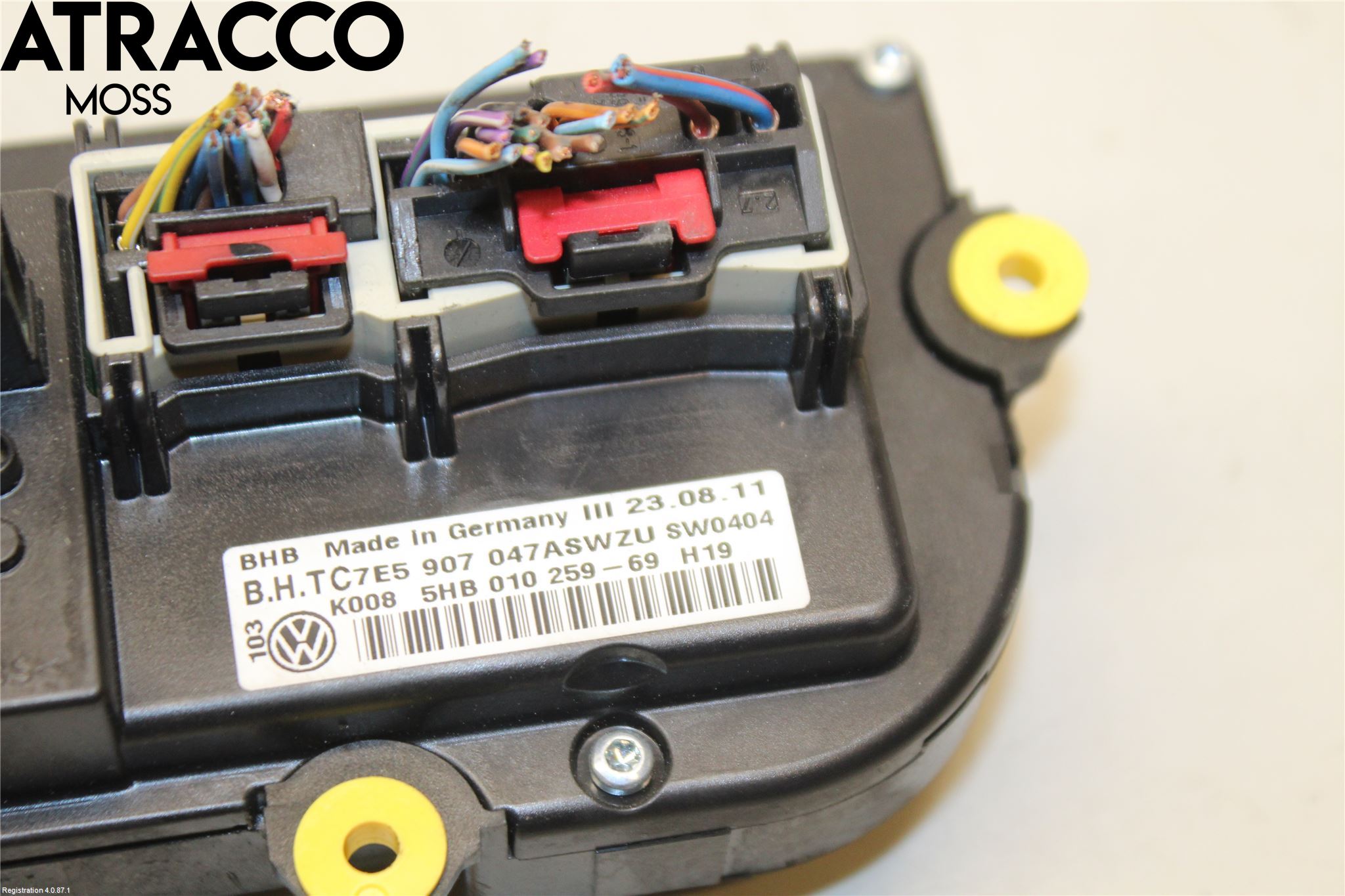Volkswagen VW TRANSP/CARAVELLE (T5) 04-15 Varme Ac Betjening-Display