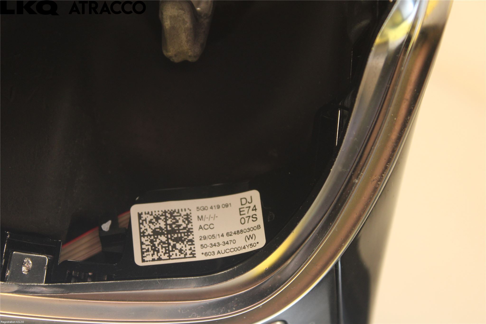 Volkswagen VW GOLF / E-GOLF VII 13-20 Ratt