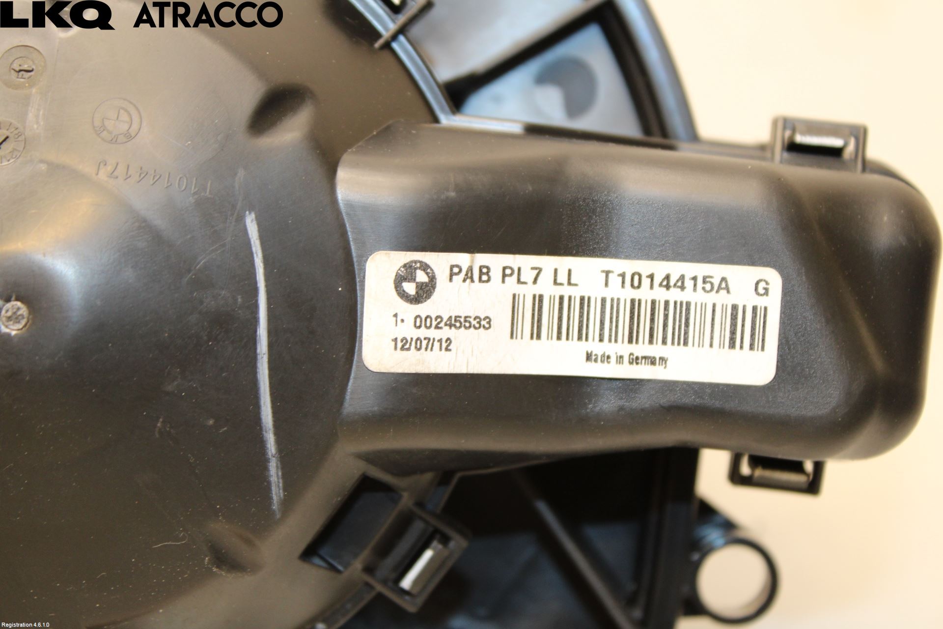 BMW 3 F30/F31/F80 12-19 Varmeapparat Viftemotor