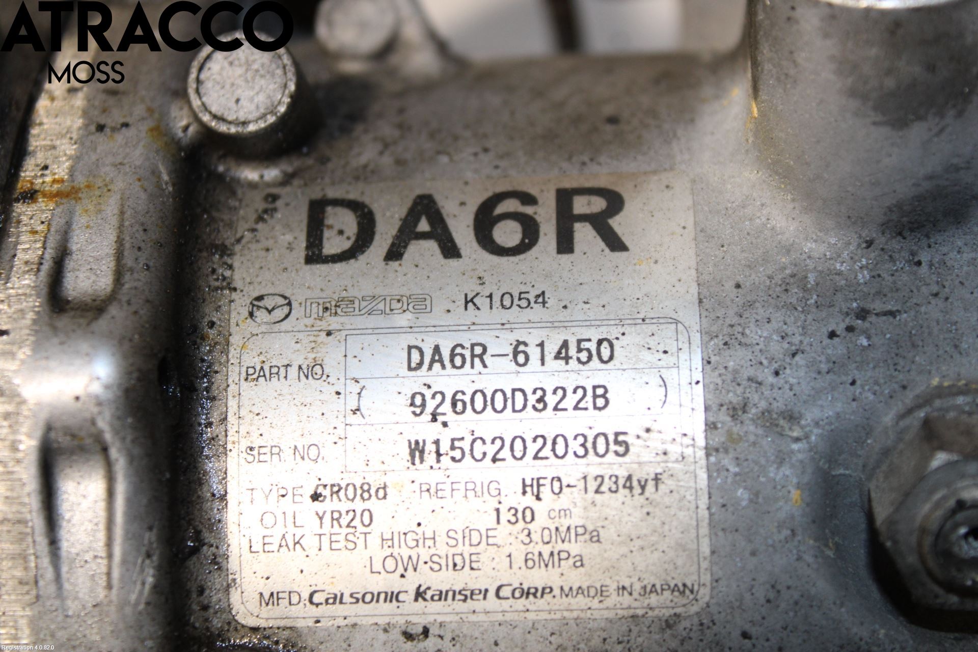 Mazda CX-3 Varme Ac Kompressor