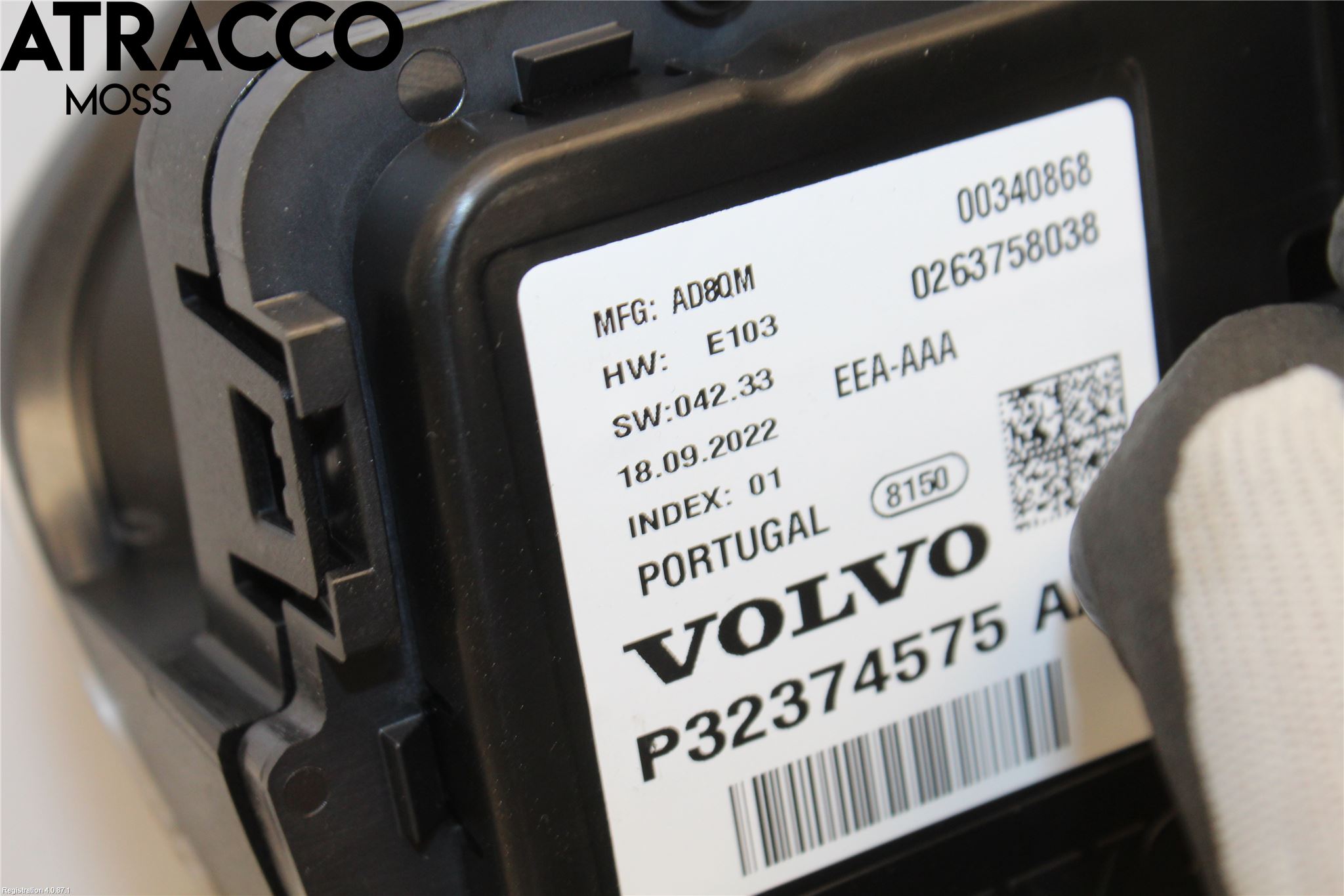 Volvo XC40/RECHARGE 18- Instr Kombinert