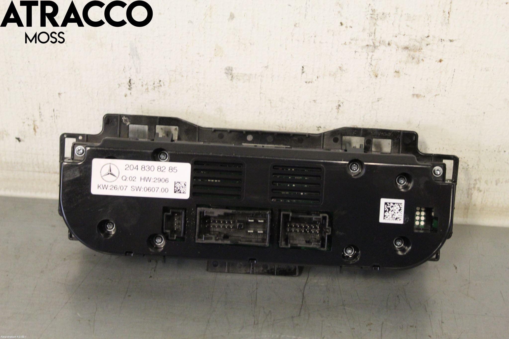 Mercedes-Benz MB C-KLASS (W204) 07-15 Varme Ac Betjening-Display