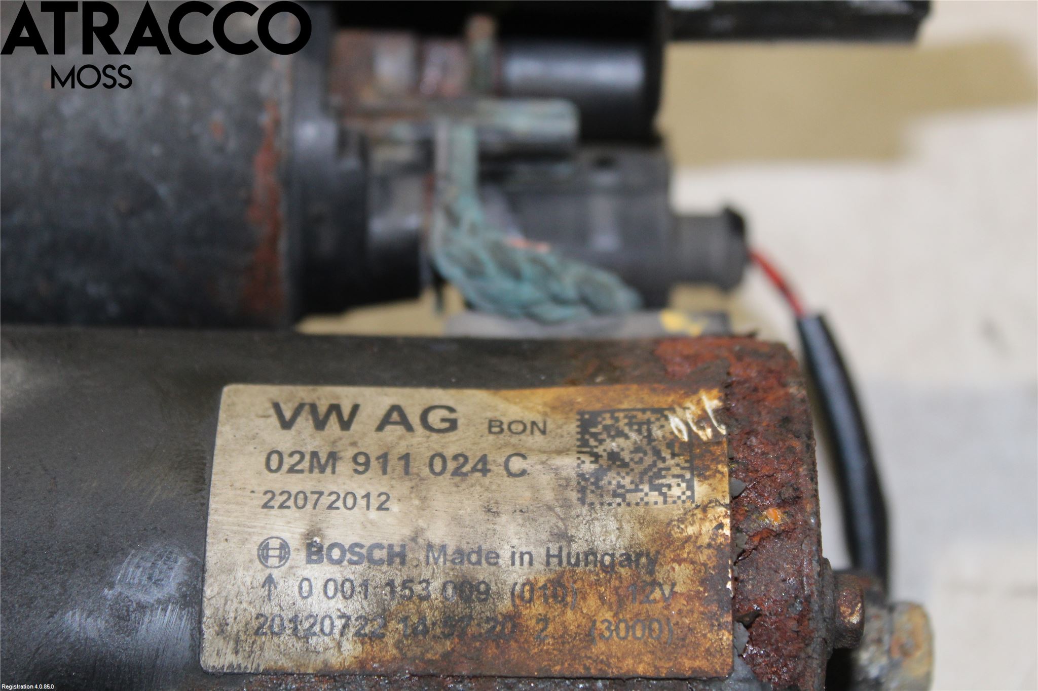 Volkswagen VW TRANSP/CARAVELLE (T5) 04-15 Startmotor Diesel