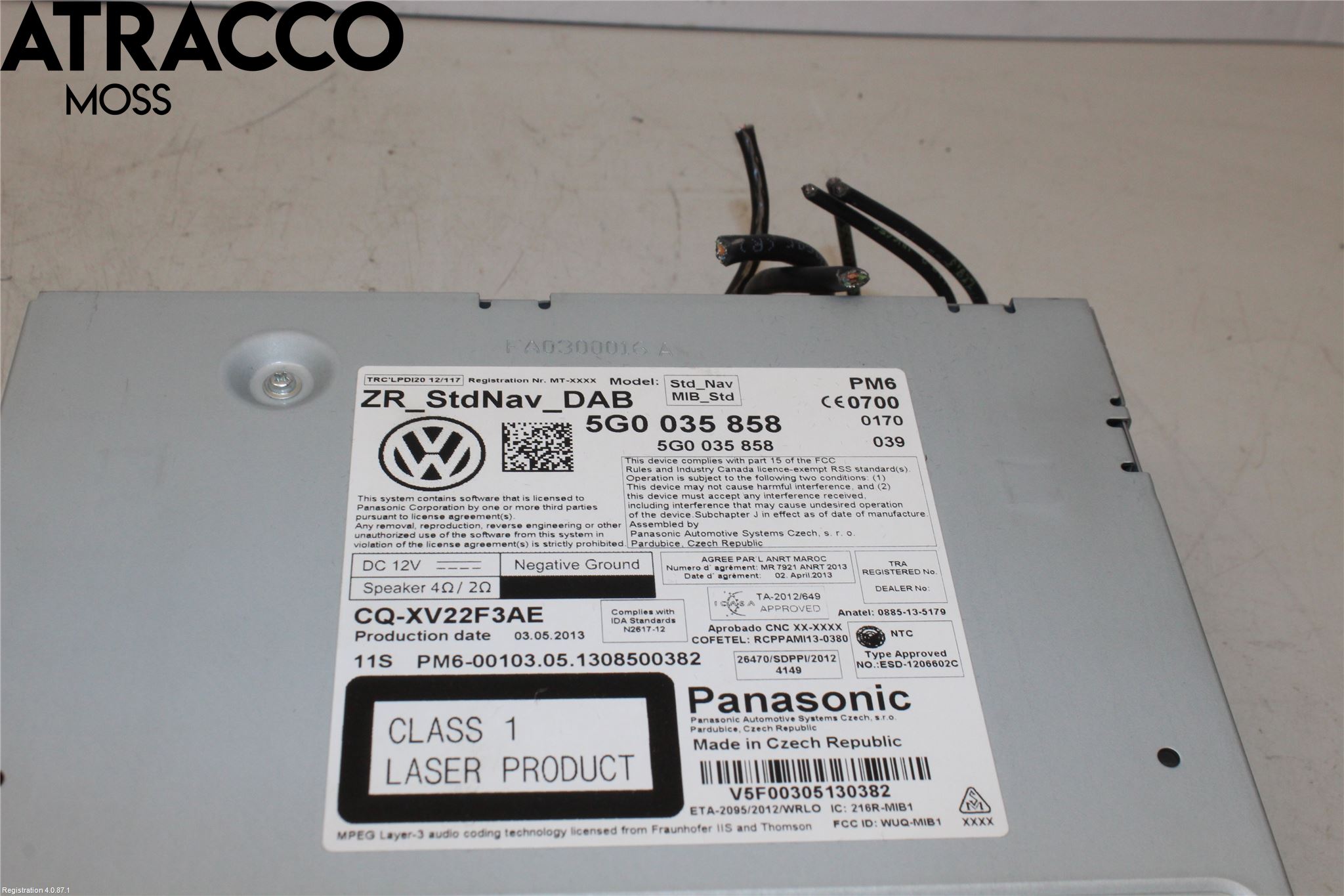 Volkswagen VW GOLF / E-GOLF VII 13-20 Stereo Radio