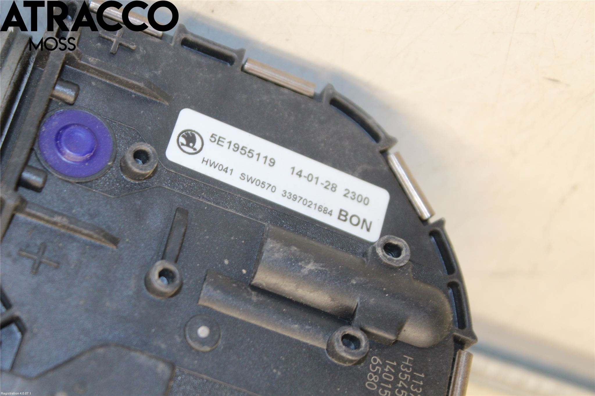 Skoda OCTAVIA (5E) 13-20 Viskermotor Frontrute