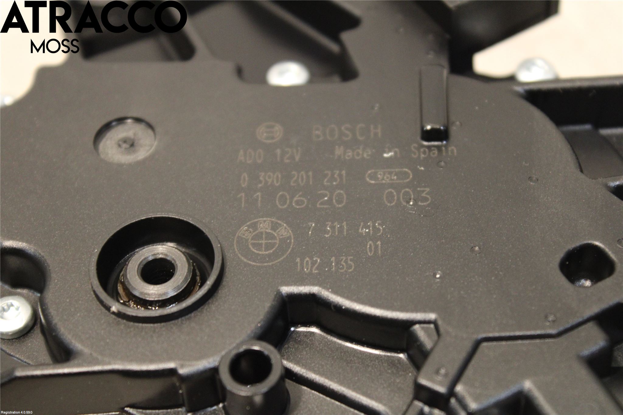 BMW 5 F10/F11/F18 09-17 Viskermotor Bakluke