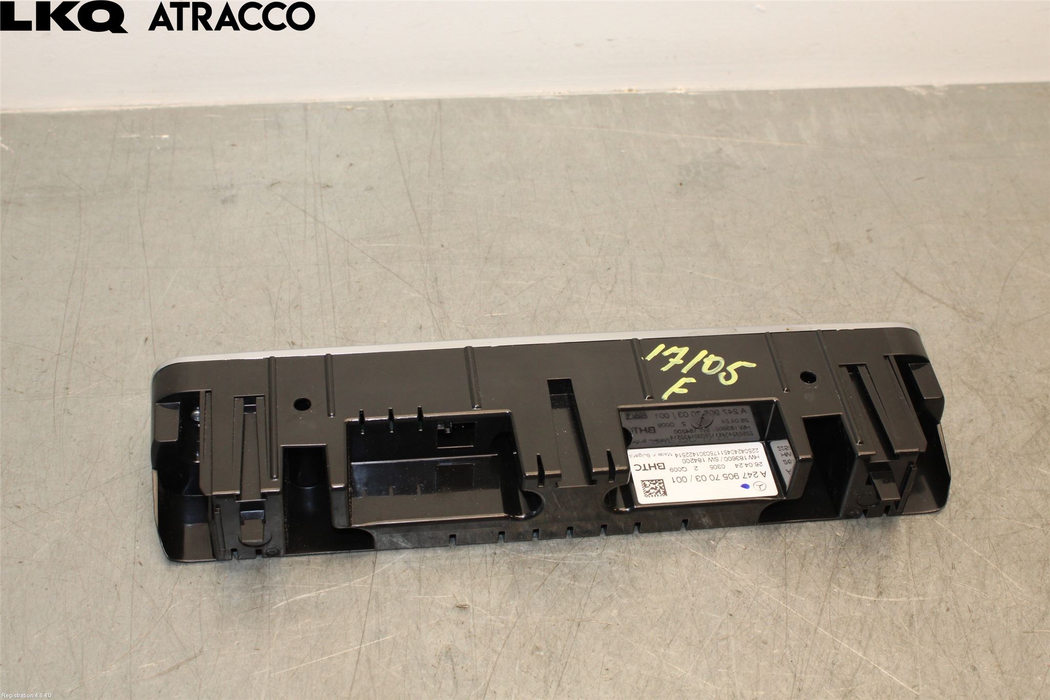 Mercedes-Benz MB EQB (X243) 22- Varme Ac Betjening-Display